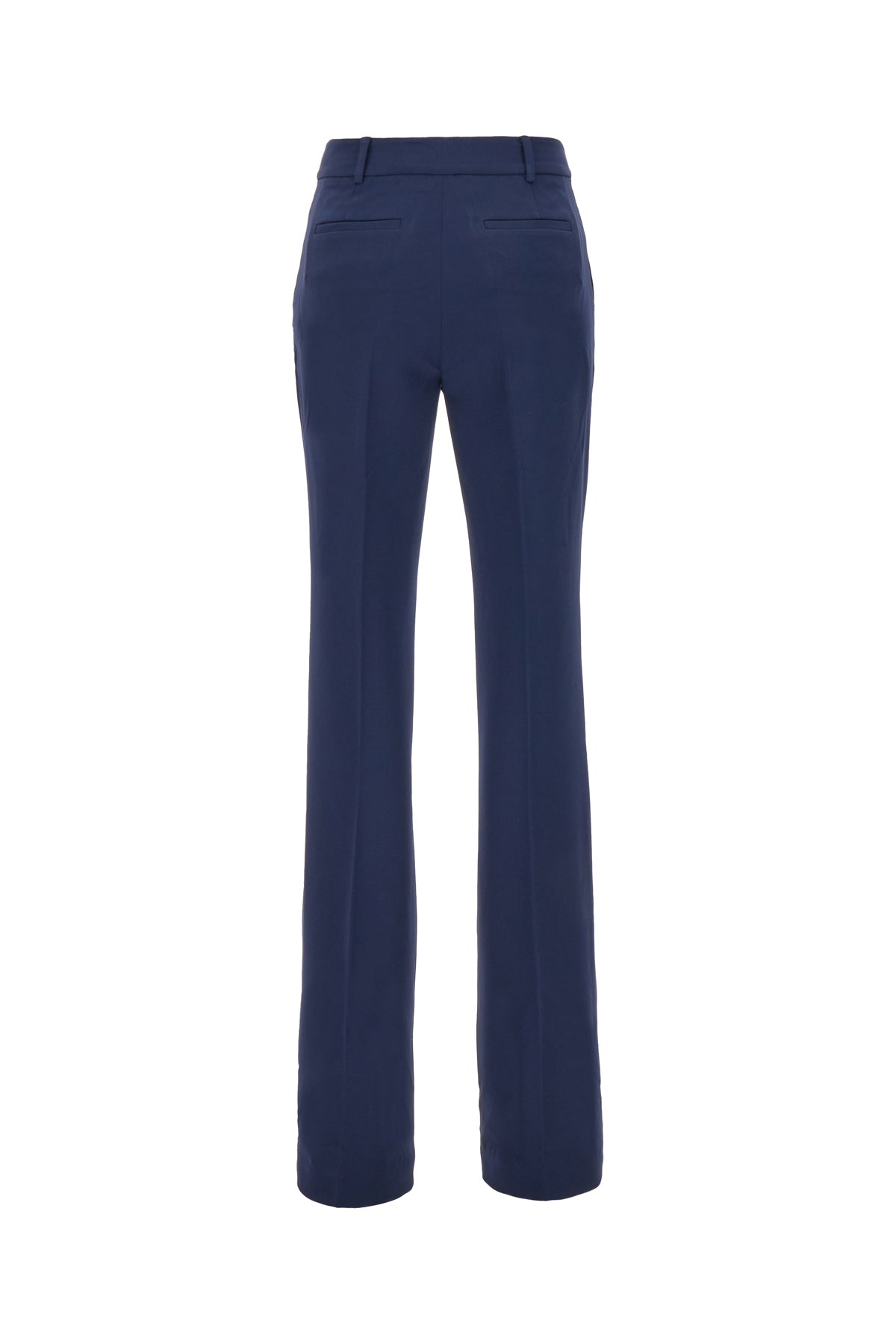 MICHAEL KORS Pantalone in misto triacetato blu navy, view 2