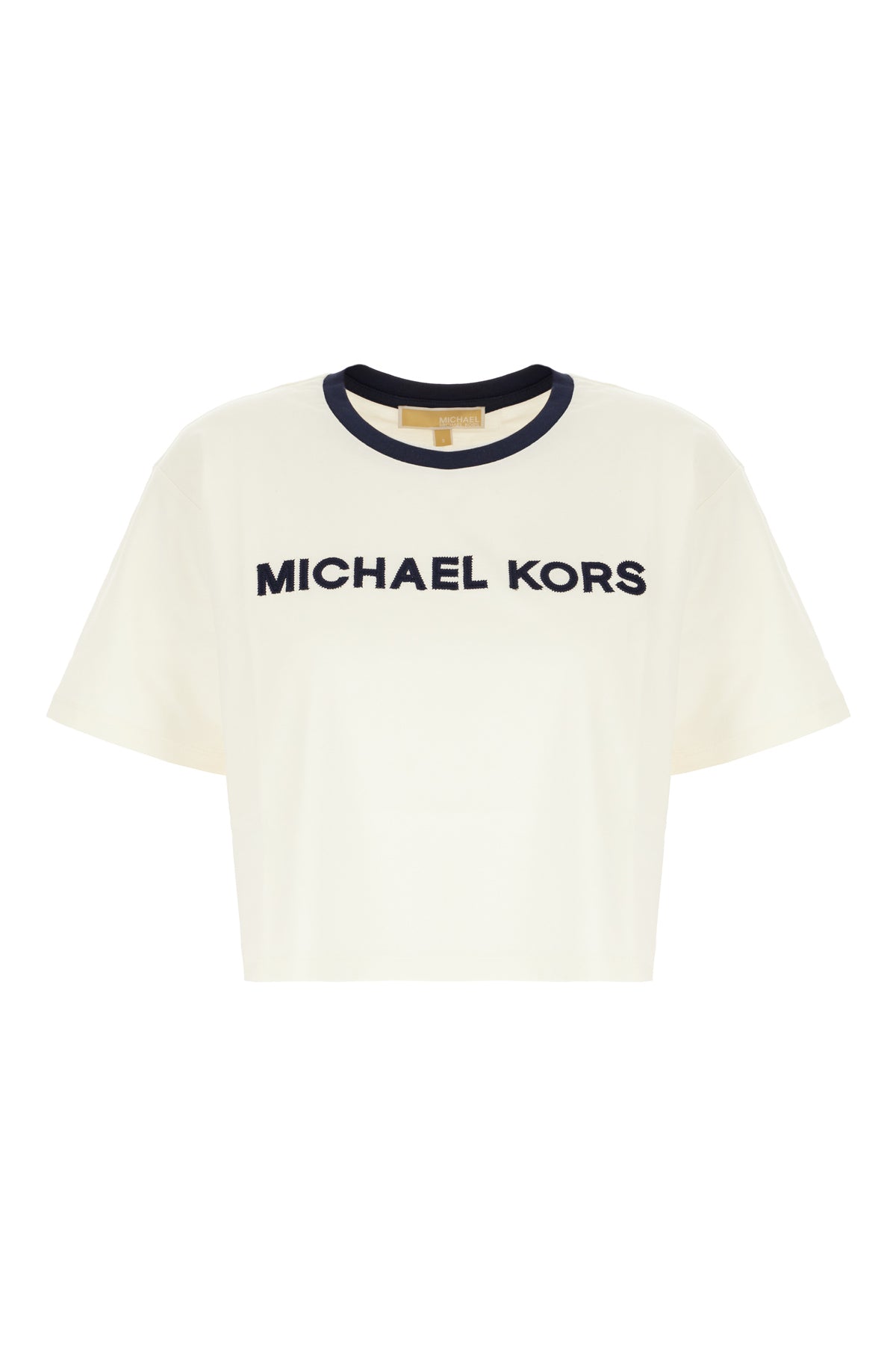 MICHAEL KORS T-shirt in cotone avorio