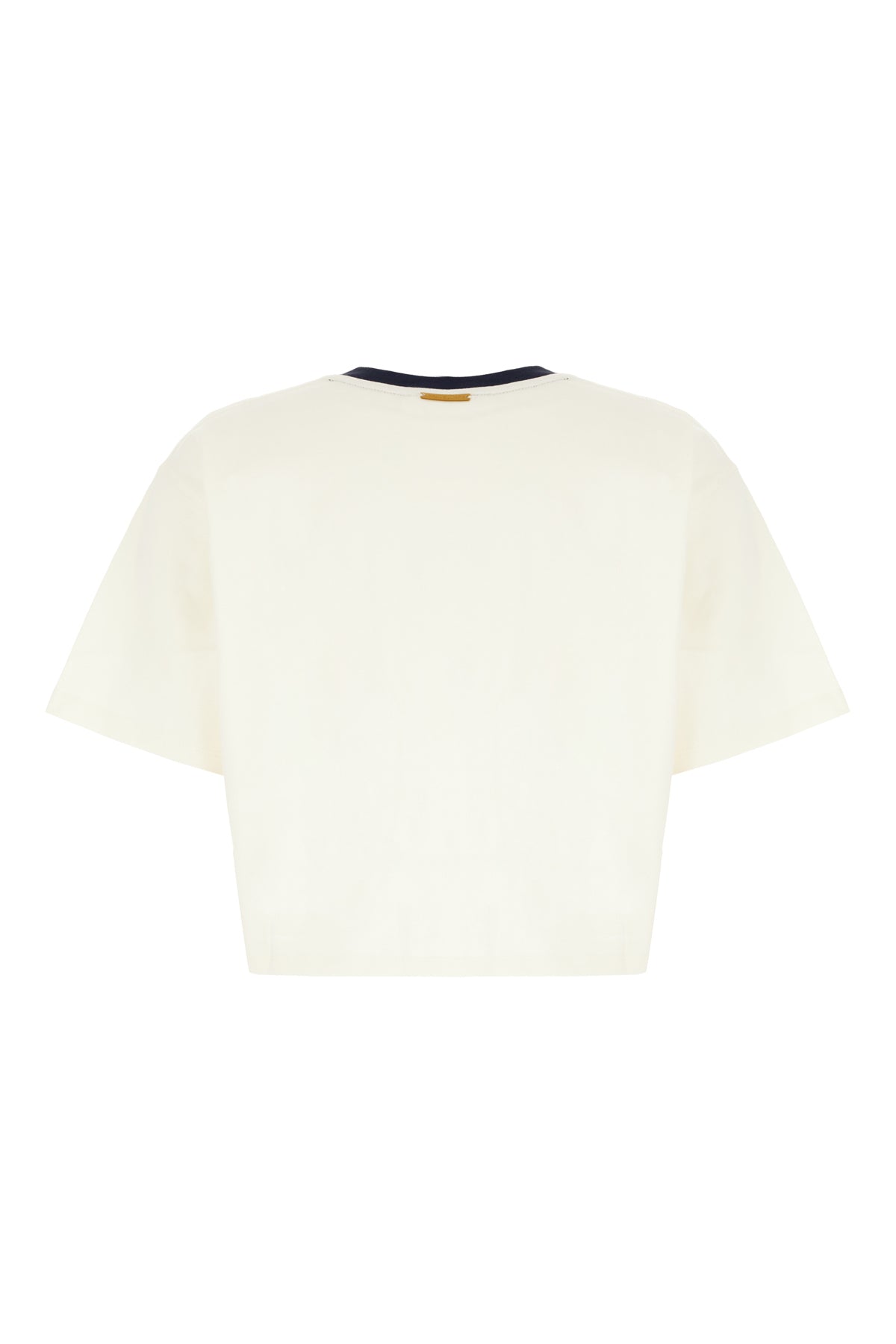 MICHAEL KORS T-shirt in cotone avorio, view 2