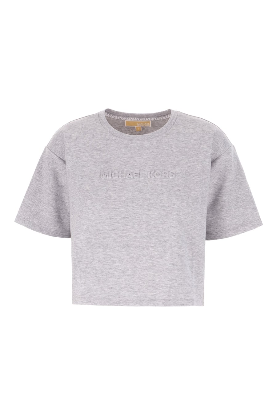 MICHAEL KORS T-shirt in misto cotone grigio melangé