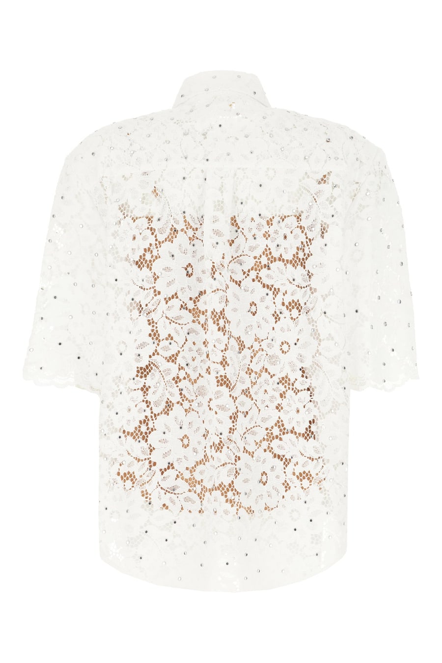 MICHAEL KORS Blusa in seta bianca, view 2