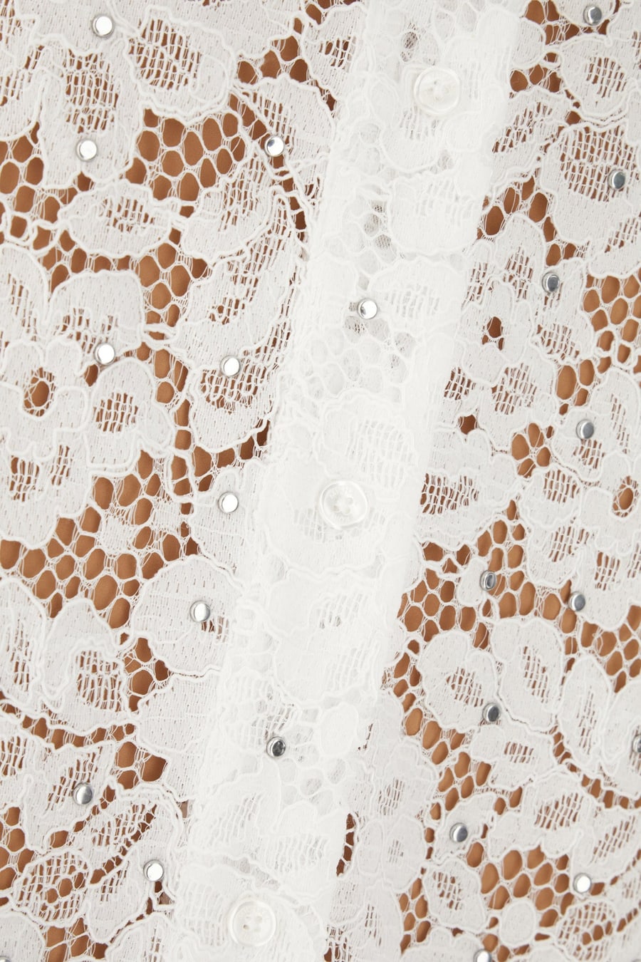 MICHAEL KORS Blusa in seta bianca, view 3