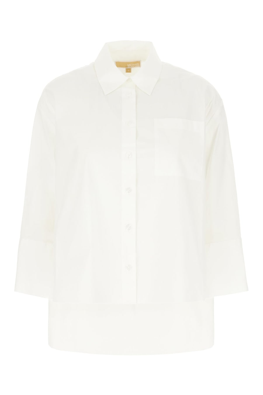 MICHAEL KORS Camicia in cotone stretch bianco