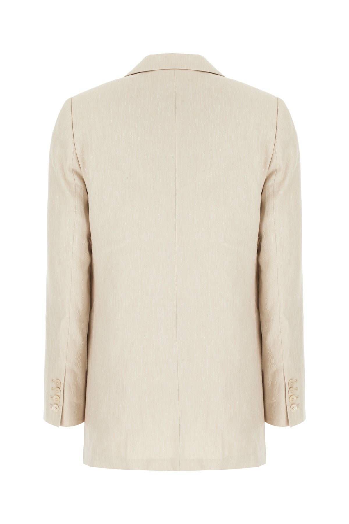 MICHAEL KORS Giacca in misto cotone sabbia, view 2