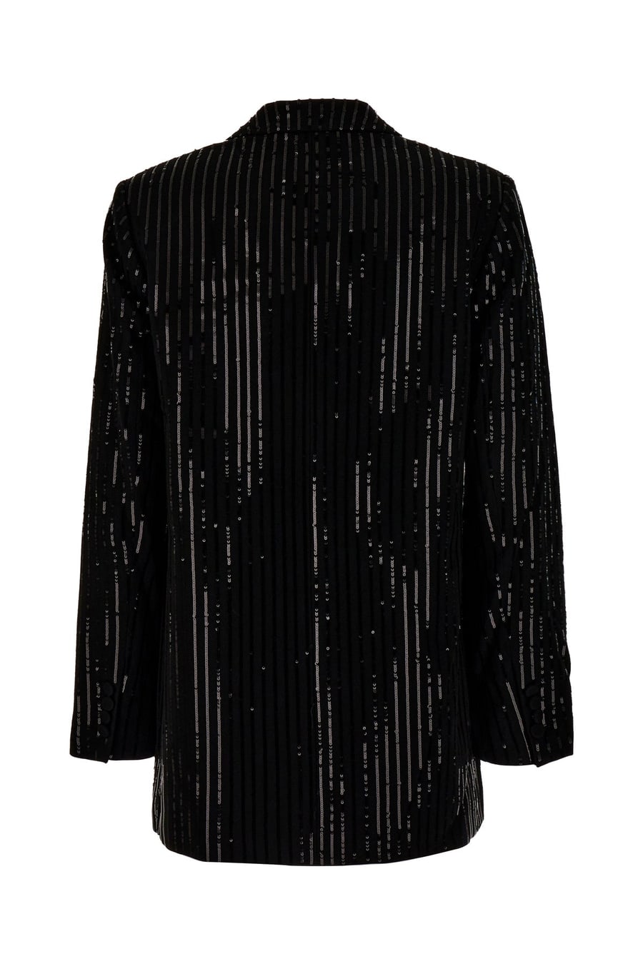 MICHAEL KORS Giacca in misto triacetato nero, view 2