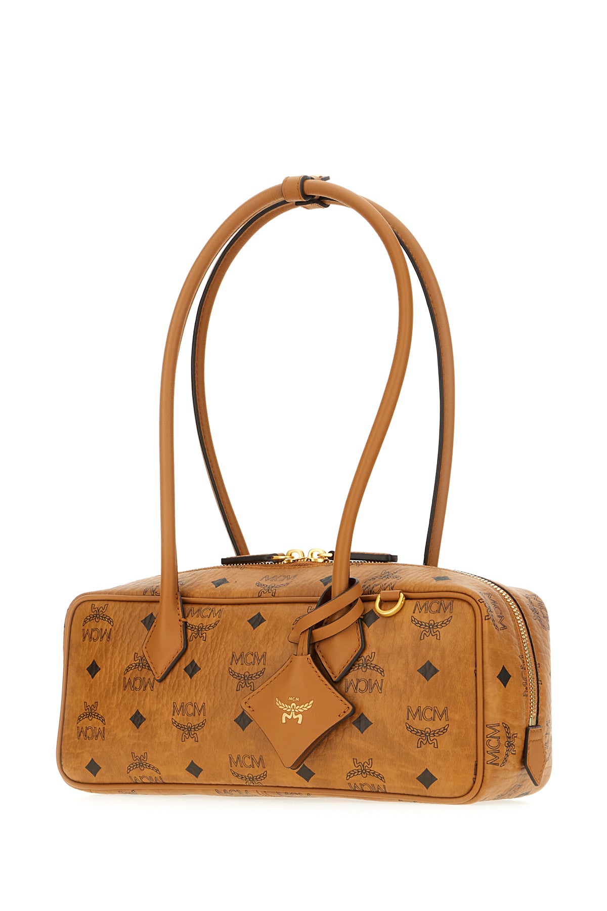 MCM Borsa a spalla Aren in tela stampata, view 2