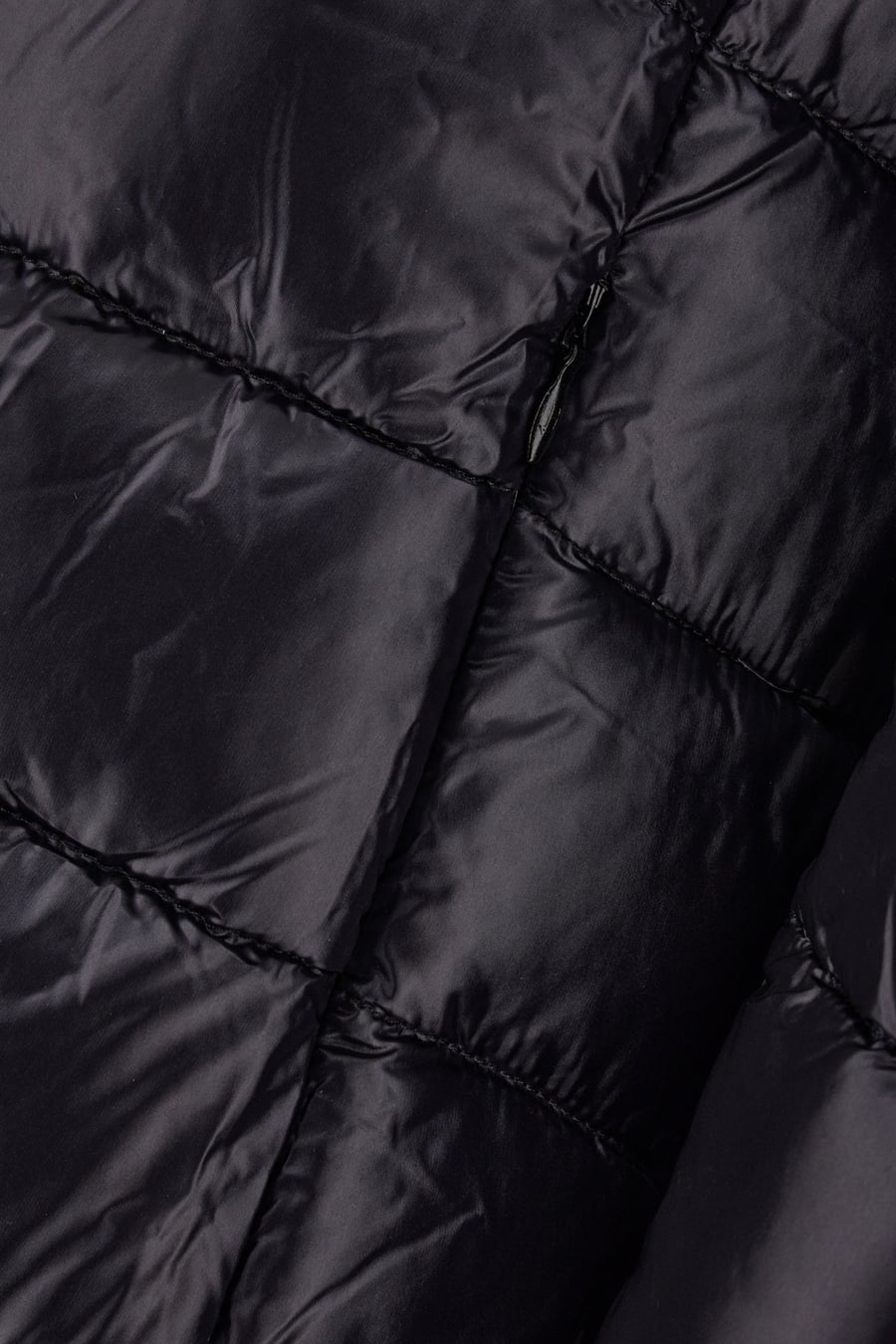Herno Piumino Amelia in nylon nero, view 3