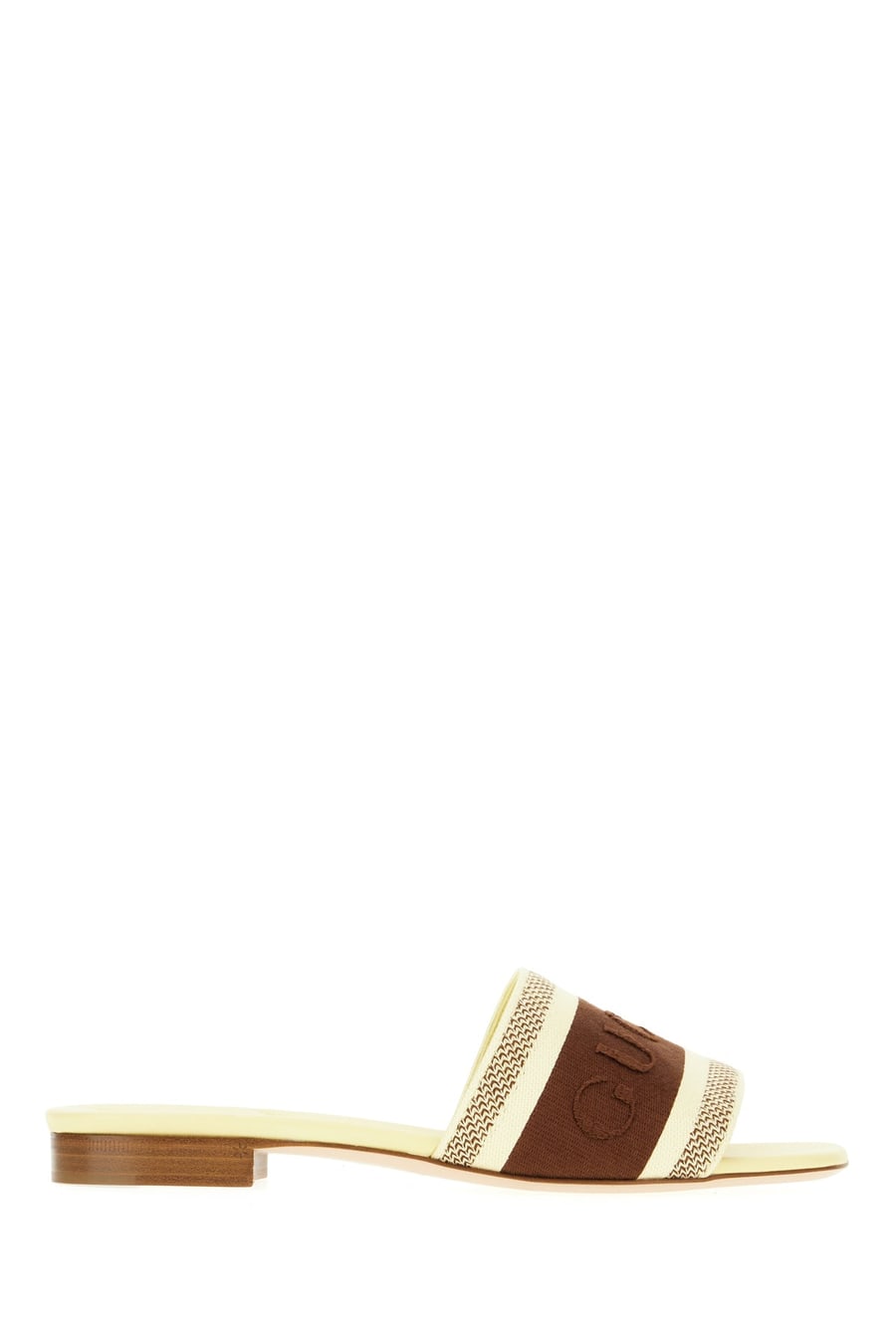 Gucci Slippers multicolor in pelle e tessuto