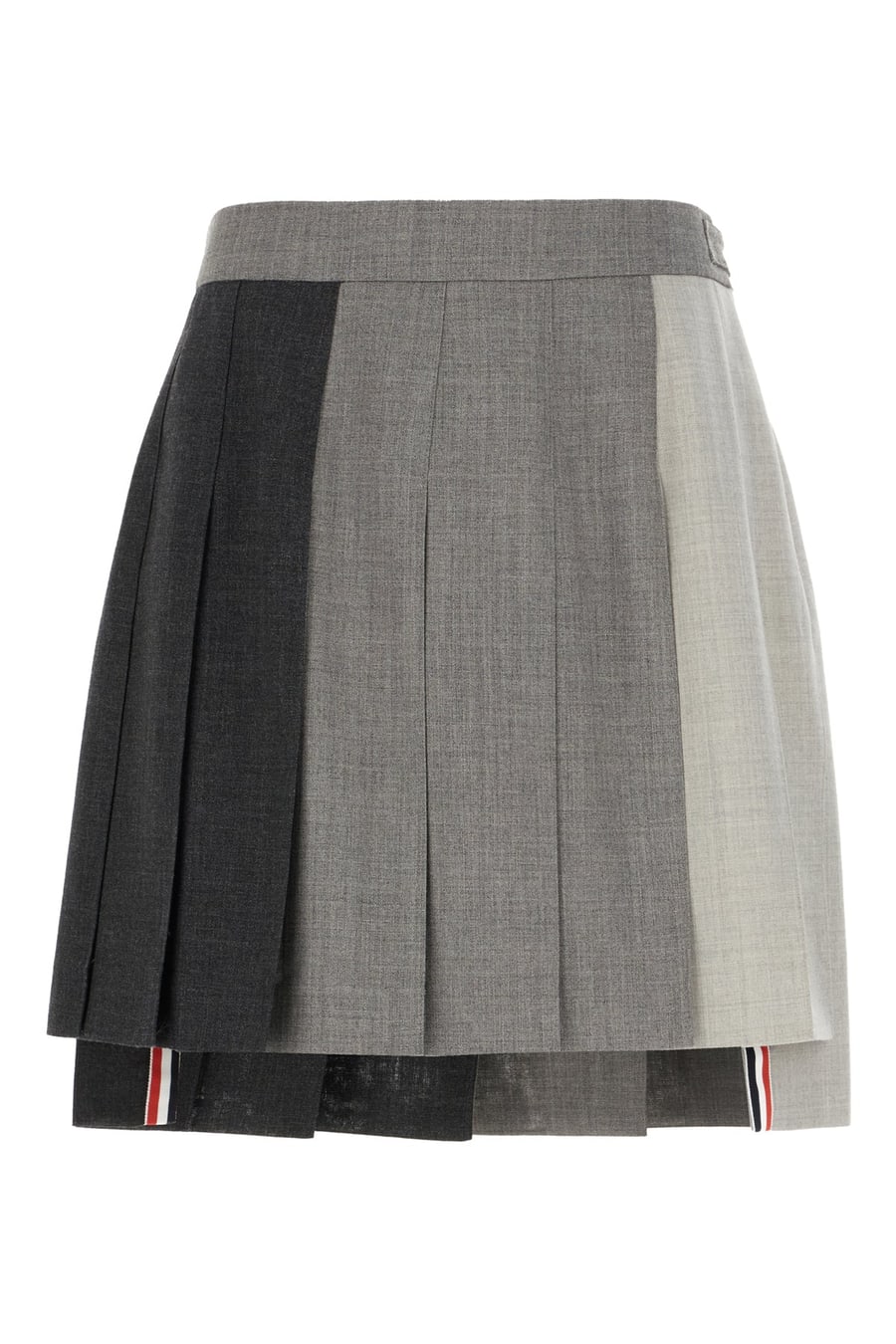 Thom Browne Gonna in lana multicolor