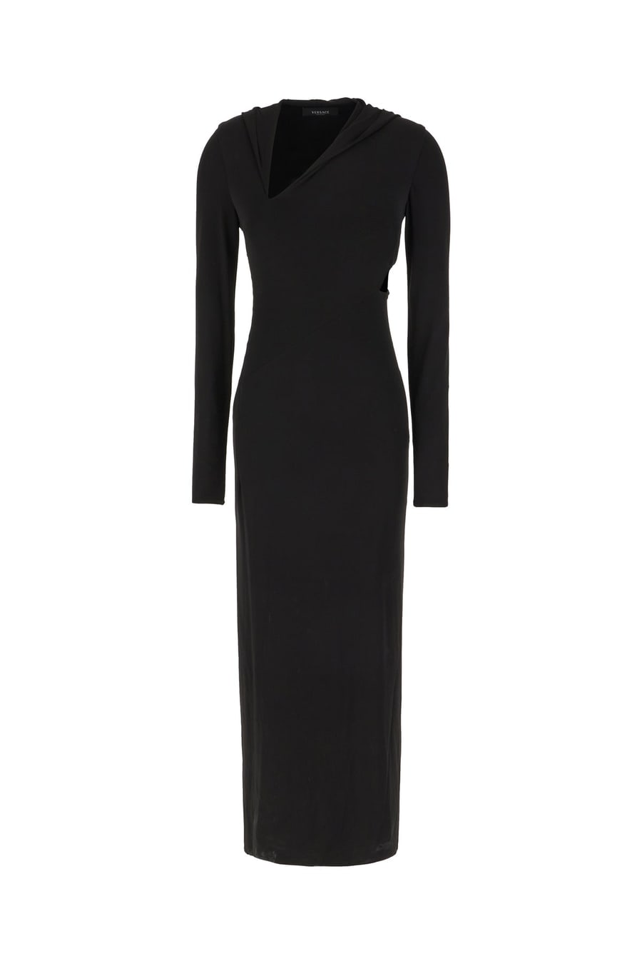 Versace Abito in viscosa stretch nera