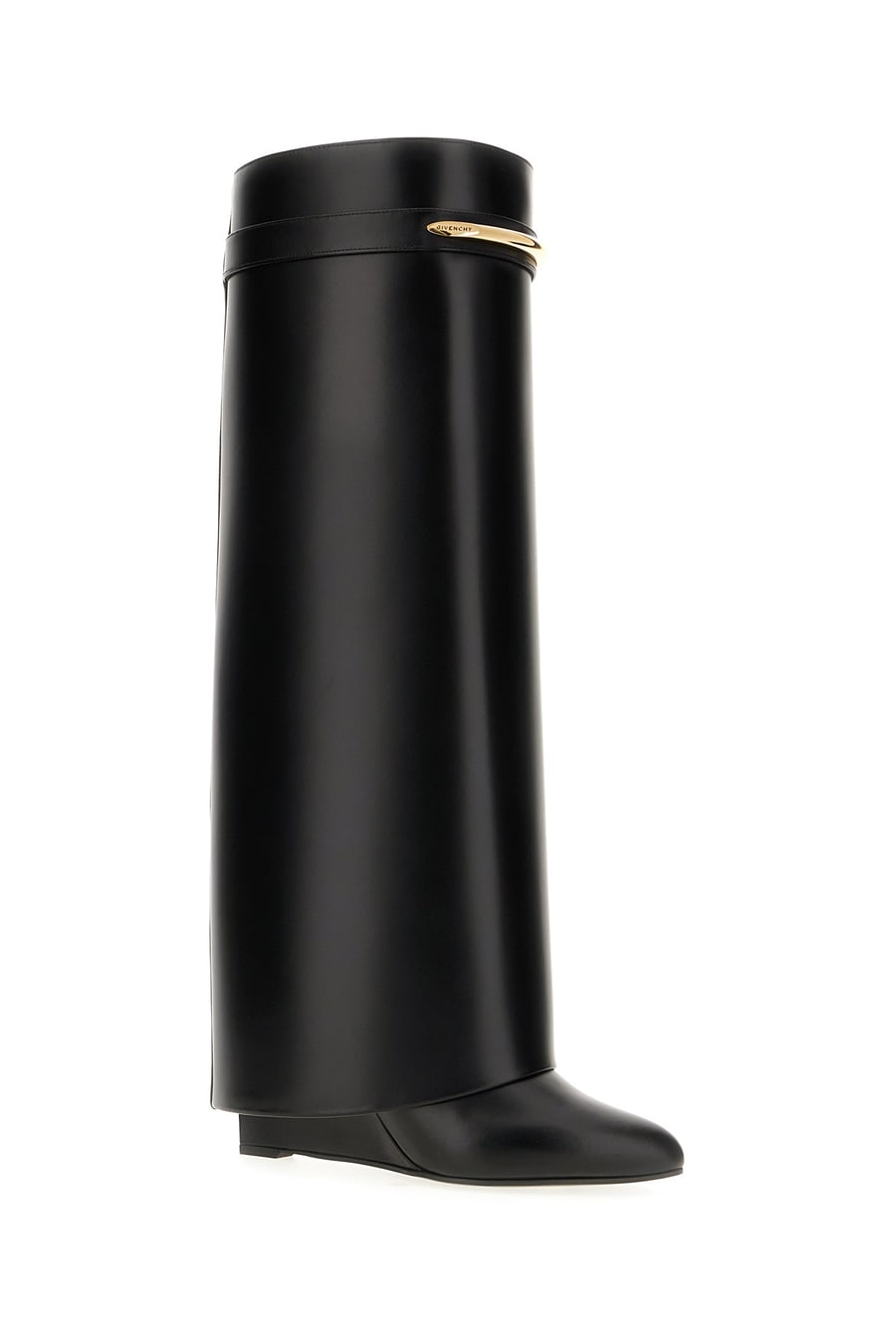 Givenchy Stivali Shark in pelle nera, view 2