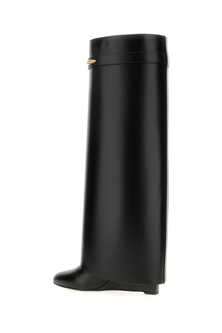 Givenchy Stivali Shark in pelle nera, view 3