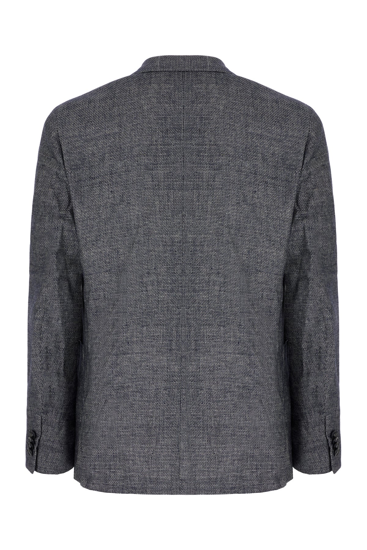 ZEGNA Giacca in misto seta ricamata, view 2