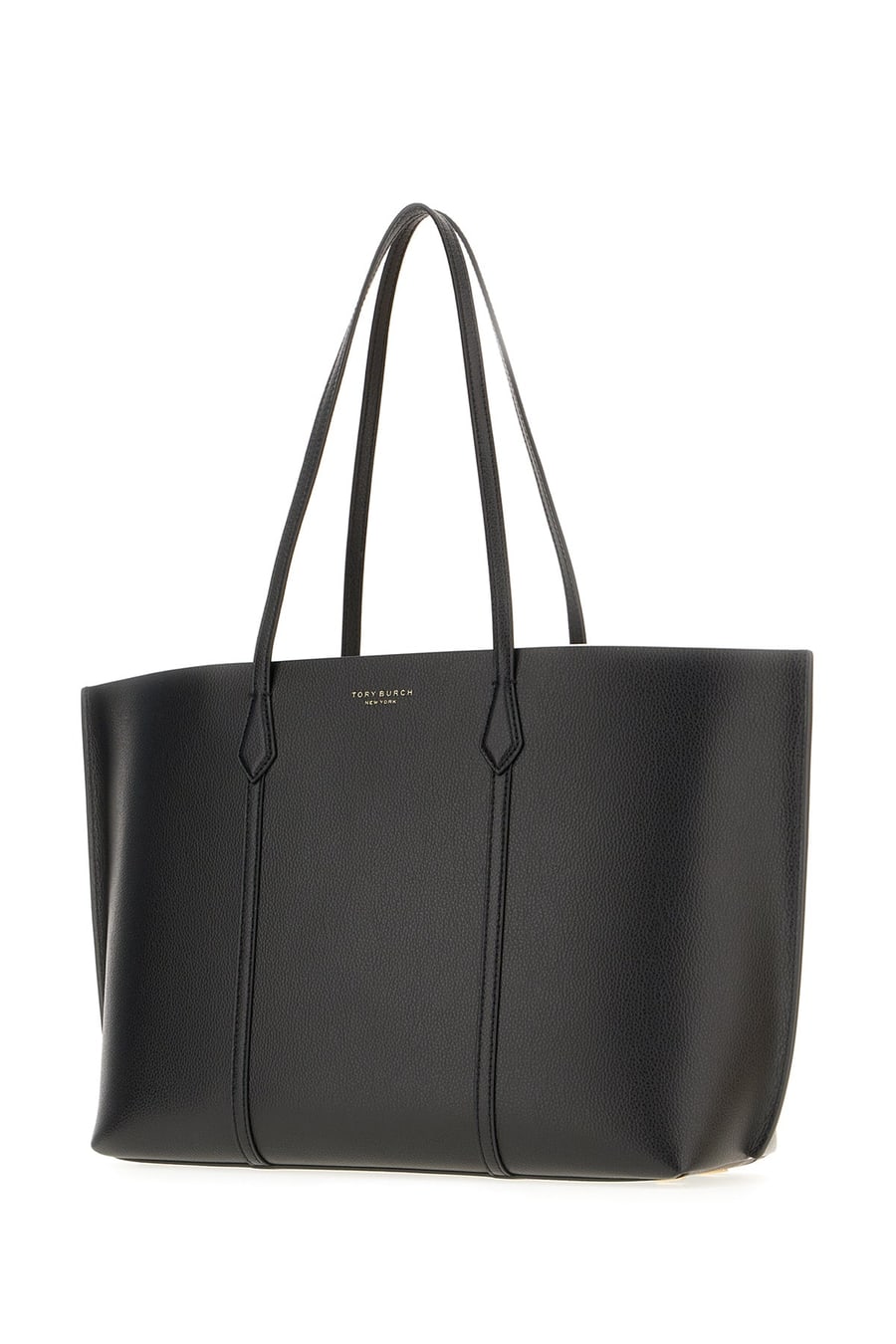 Tory Burch Borsa shopping in pelle nera, view 2