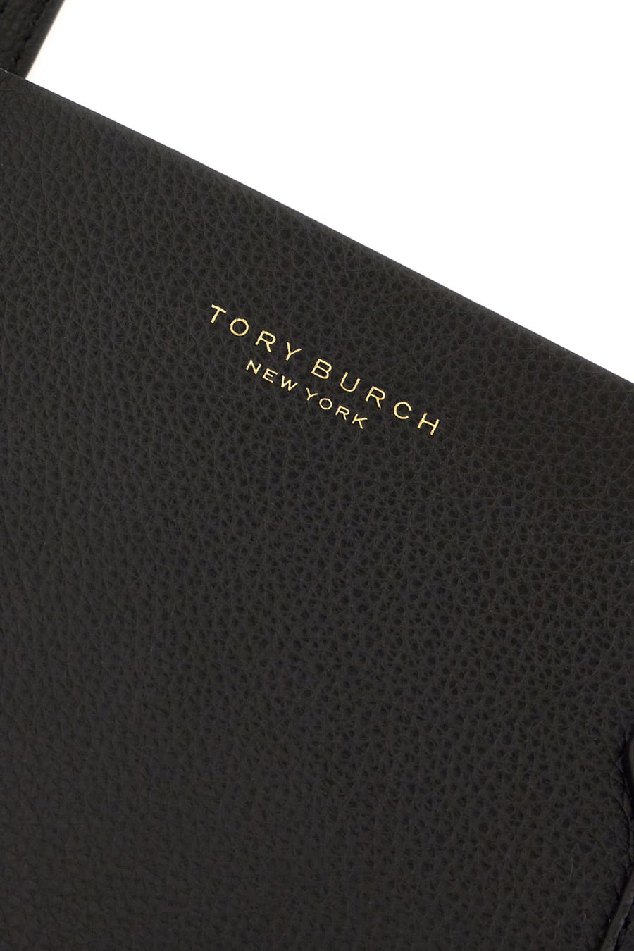 Tory Burch Borsa shopping in pelle nera, view 4