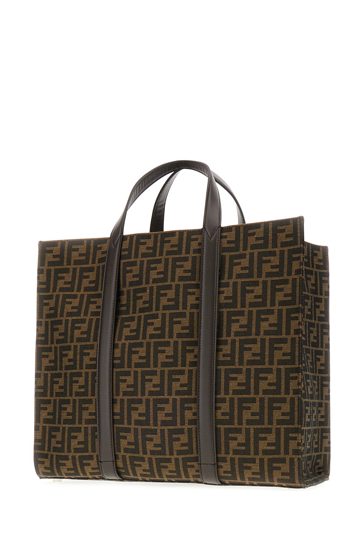 Fendi Borsa shopping in tela stampata, view 2