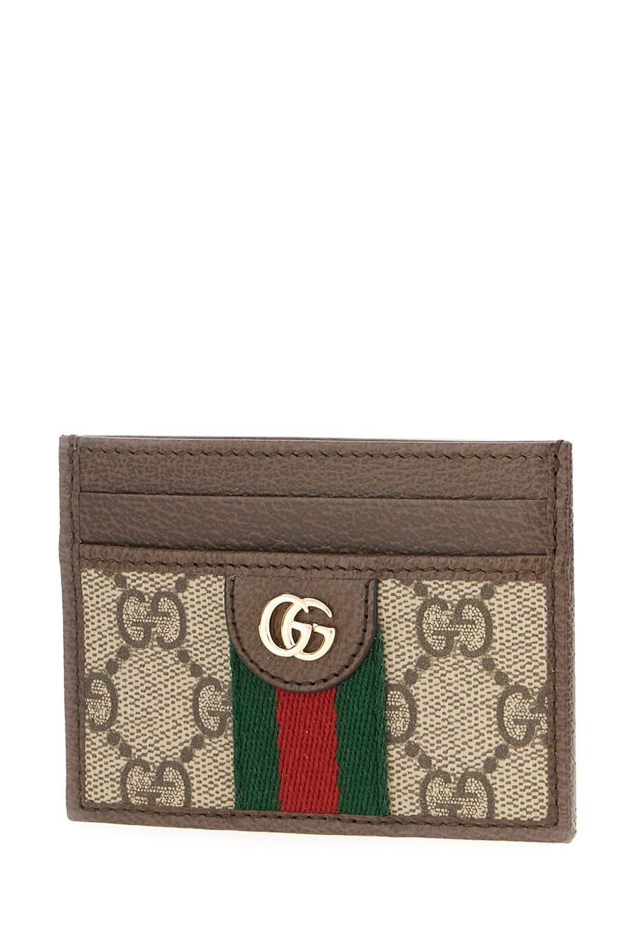 Gucci Portacarte Ophidia in tessuto GG Supreme e pelle, view 2