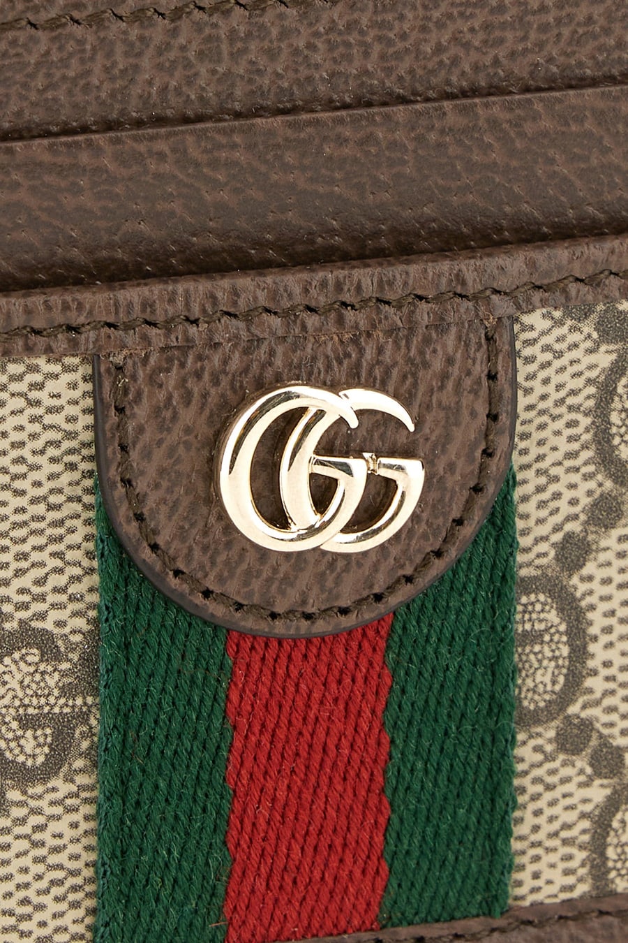 Gucci Portacarte Ophidia in tessuto GG Supreme e pelle, view 4