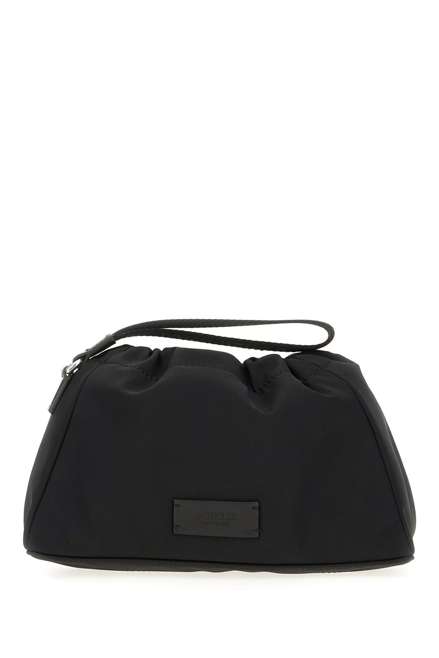 Moncler Busta Trick in misto nylon nero, view 3