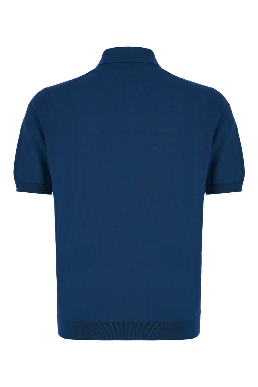 BALLANTYNE Polo in cotone blu, view 2