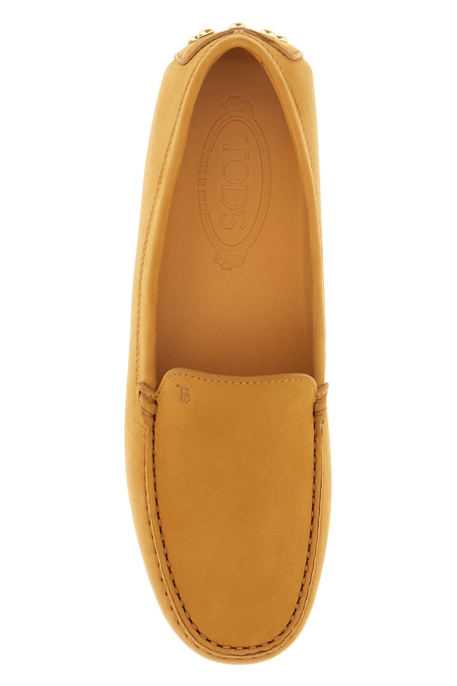 Tod's Mocassini in pelle scamosciata ocra, view 4