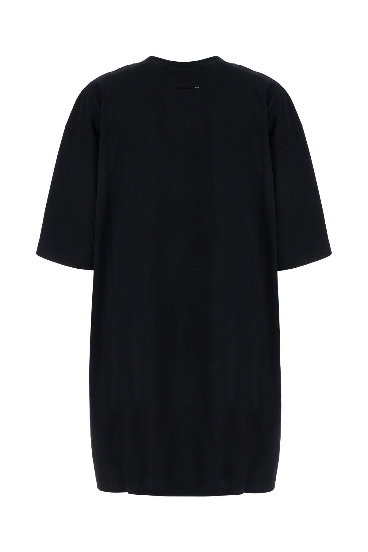 MM6 T-shirt in cotone nero, view 2