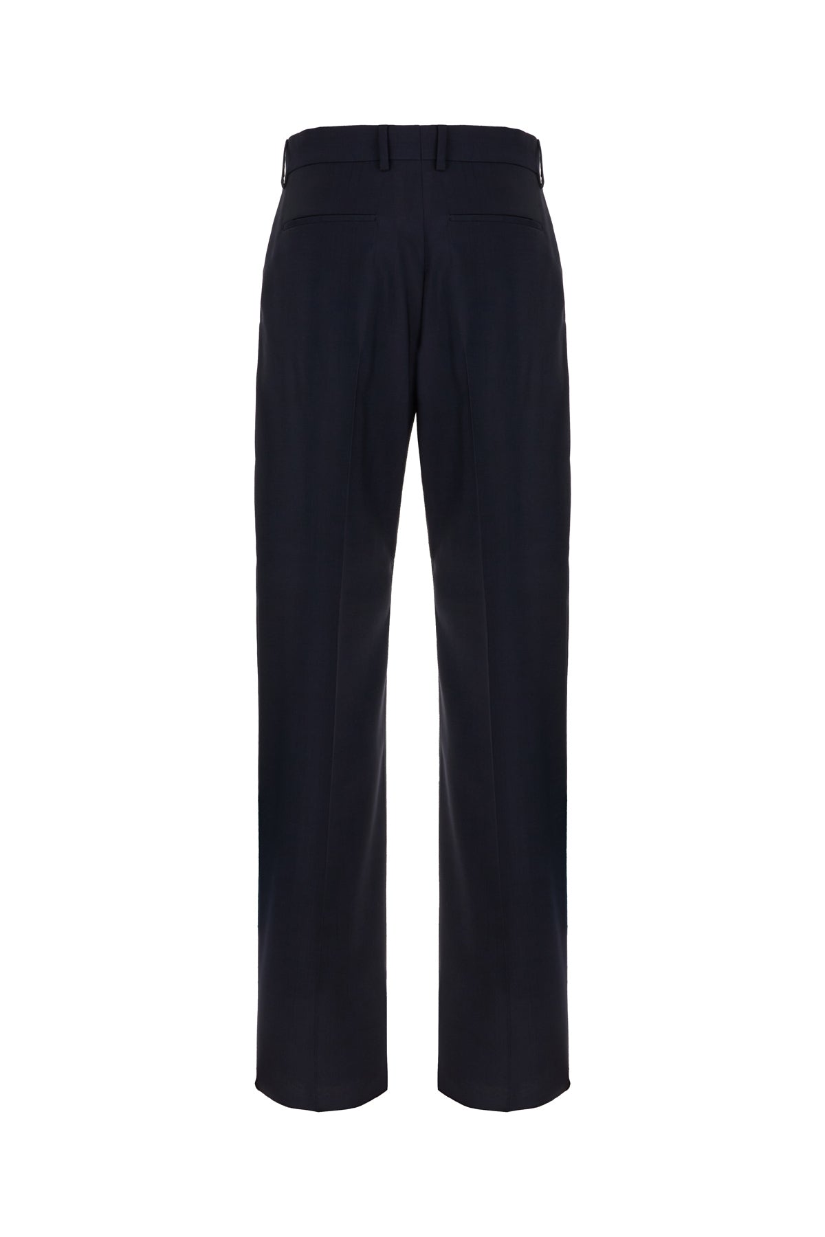 Fendi Pantalone in twill blu navy, view 2