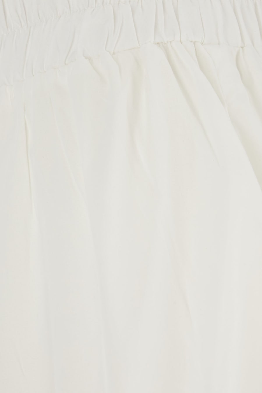 ALPHA STUDIO Gonna in cotone stretch bianco, view 3