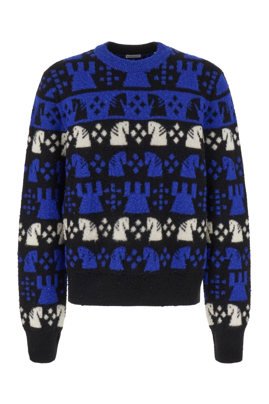 Burberry Maglione in misto lana ricamata