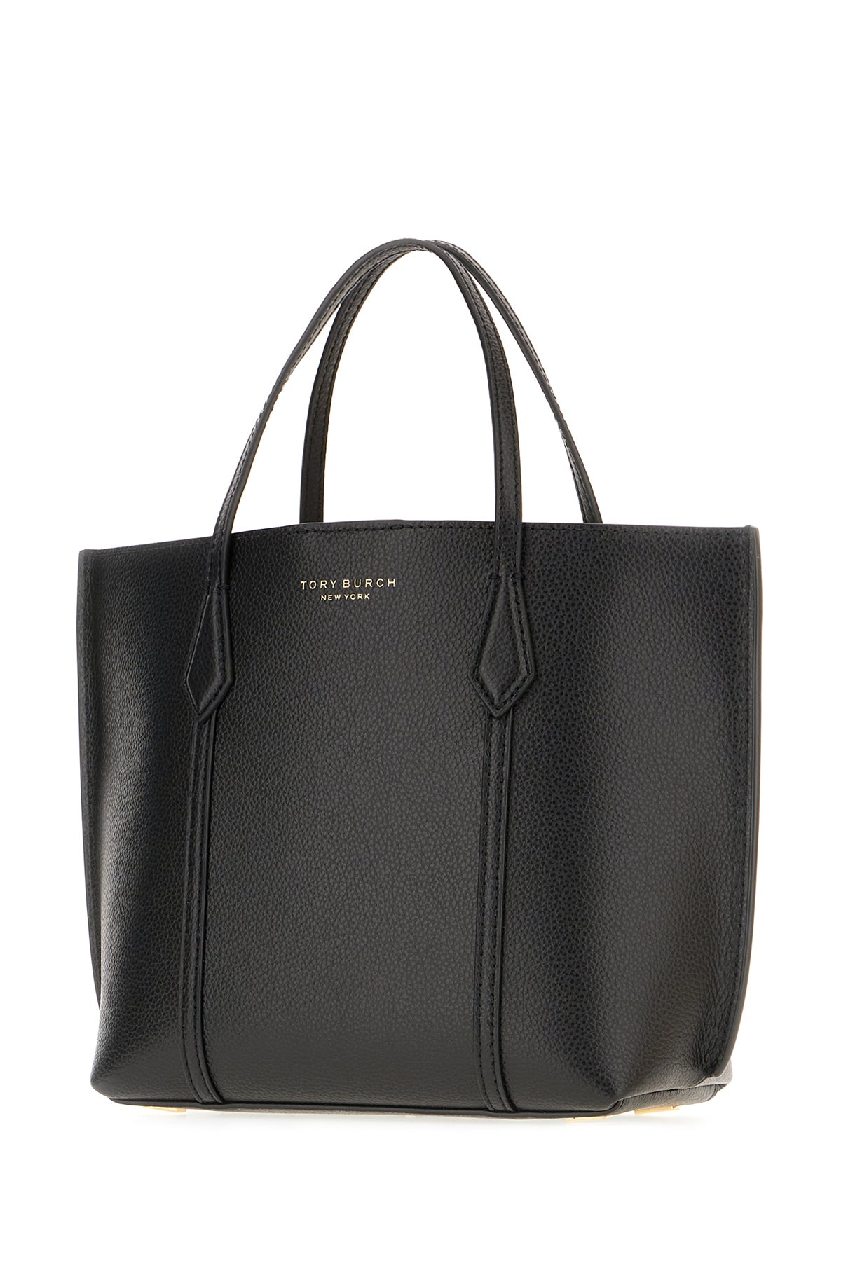 Tory Burch Borsa a mano in pelle nera, view 2
