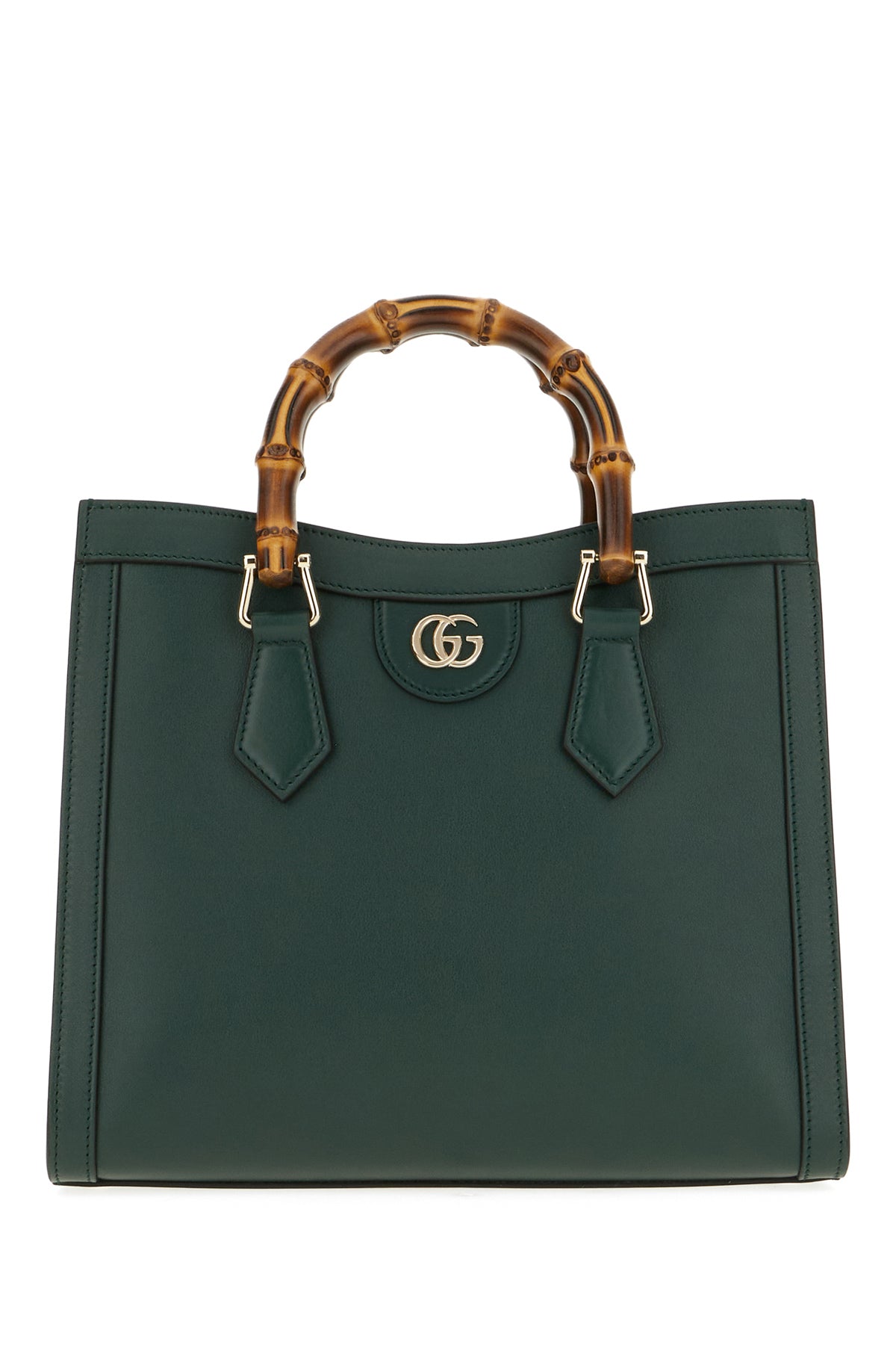 Gucci Borsa a mano Diana media in pelle verde scuro