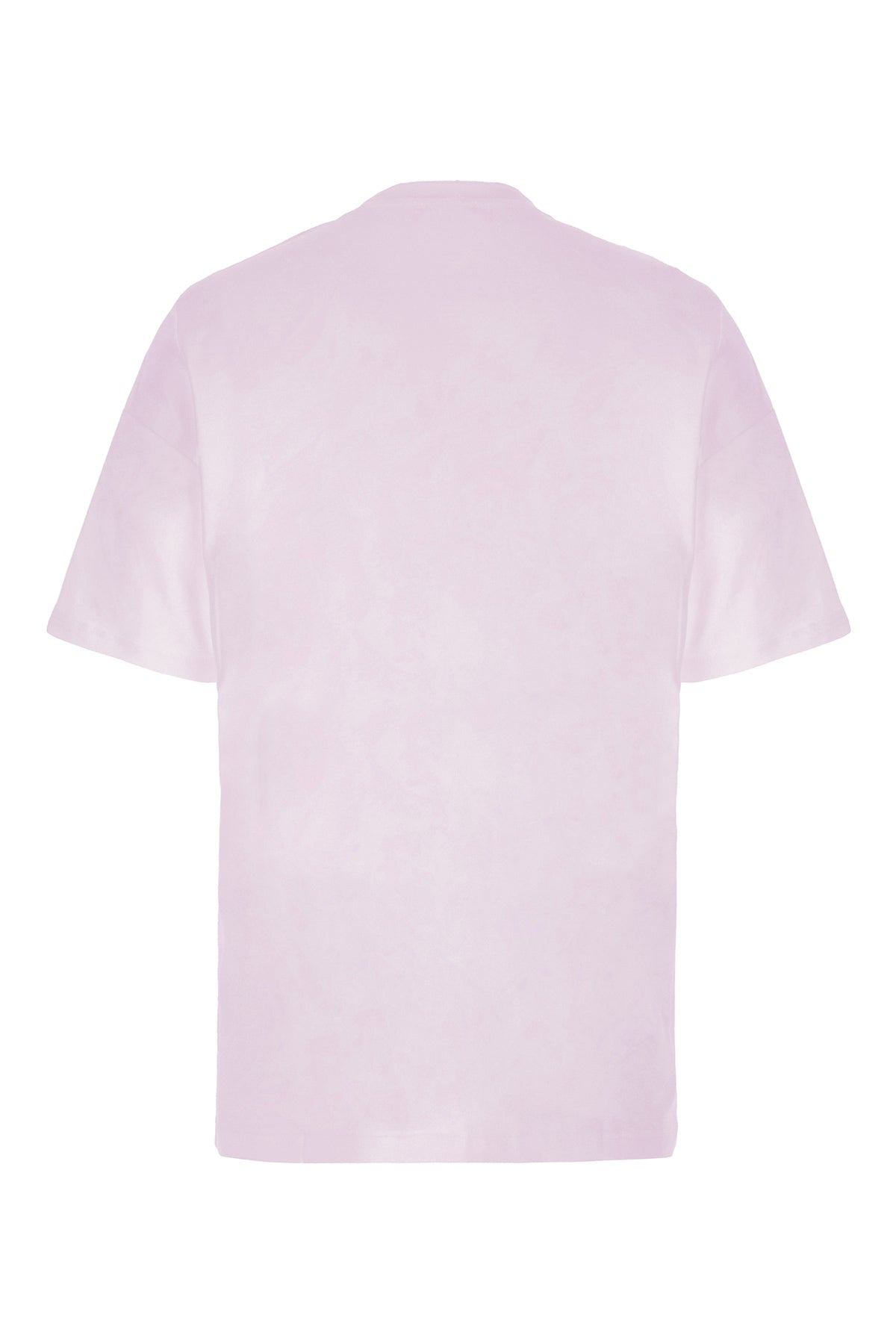 Jil Sander T-shirt oversize in cotone rosa pastello, view 2