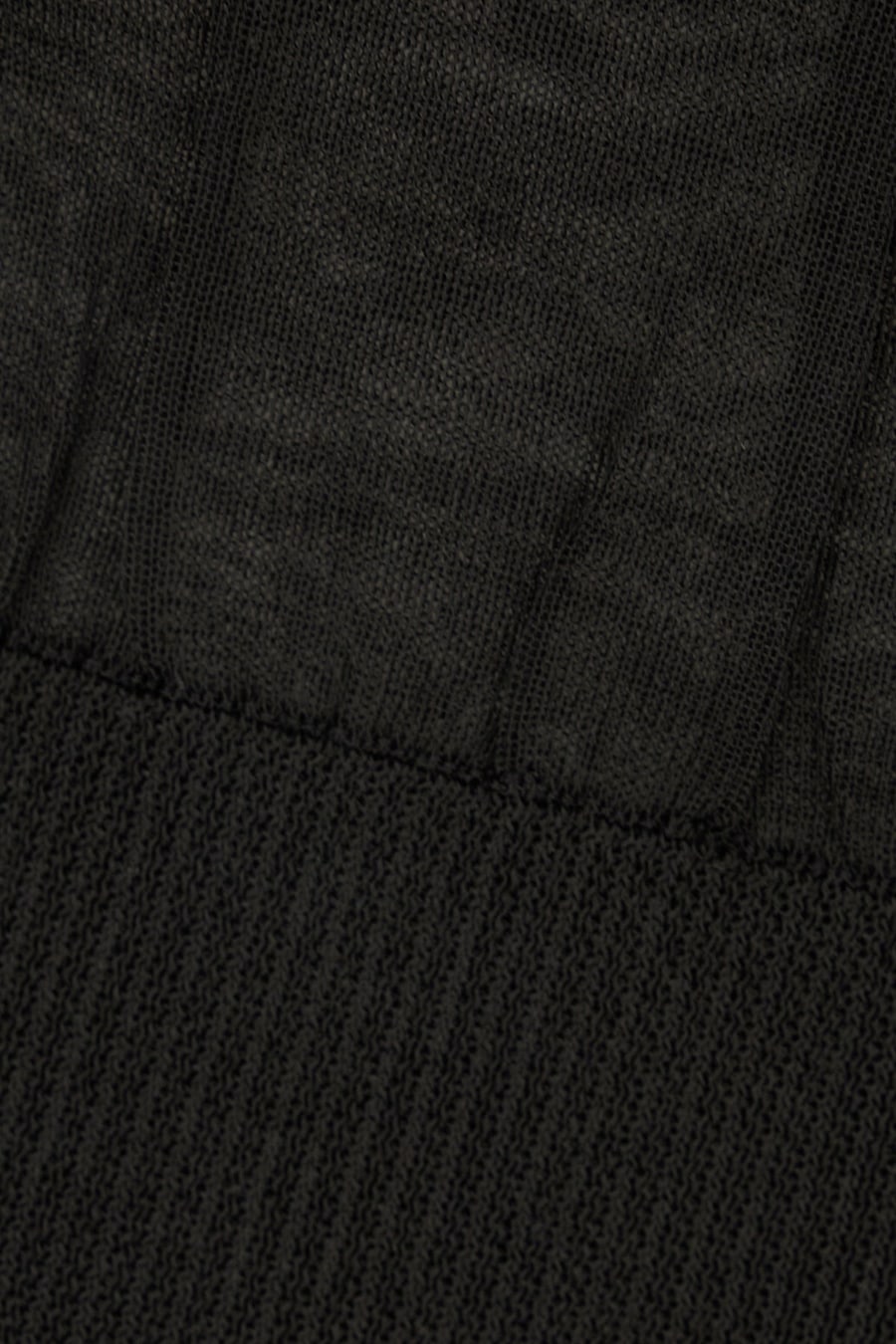 ALPHA STUDIO Top in misto cotone nero, view 3