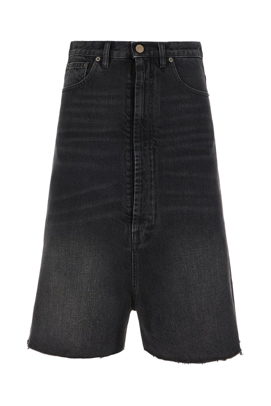 Maison Margiela Bermuda in denim nero