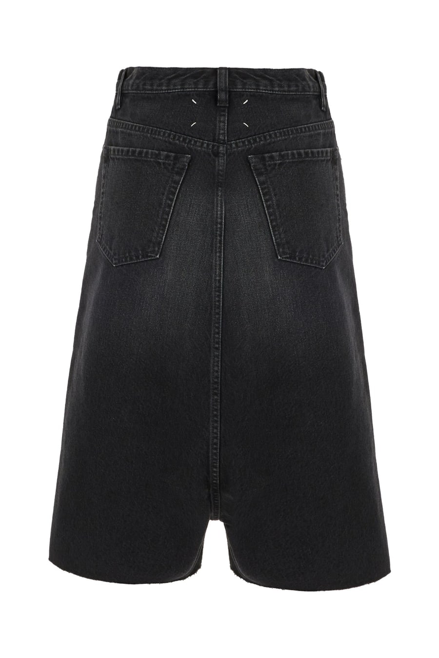 Maison Margiela Bermuda in denim nero, view 2