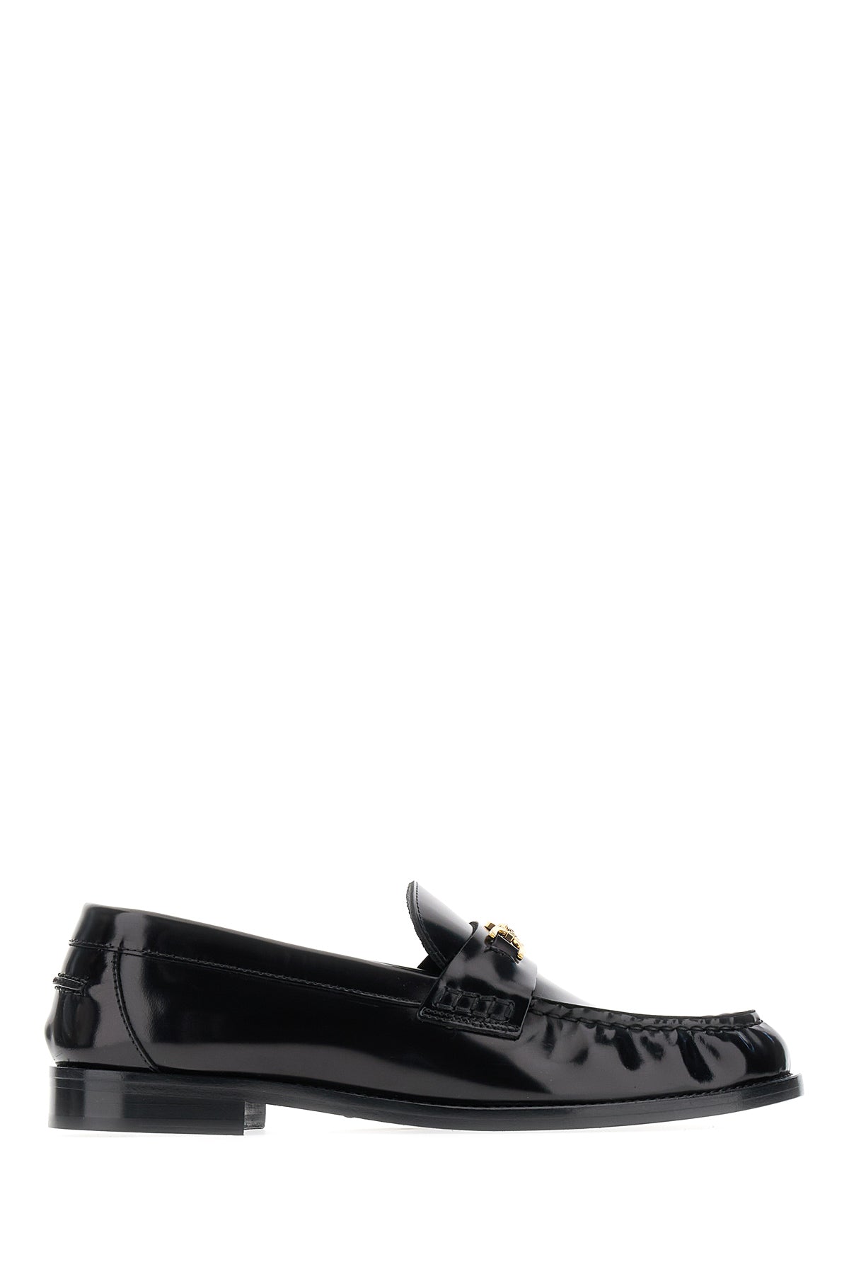 Versace Mocassini in pelle nera