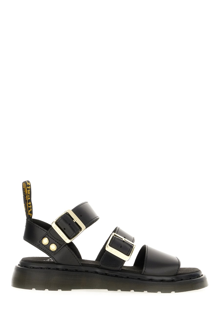 DR. MARTENS Sandali Gryphon in pelle nera