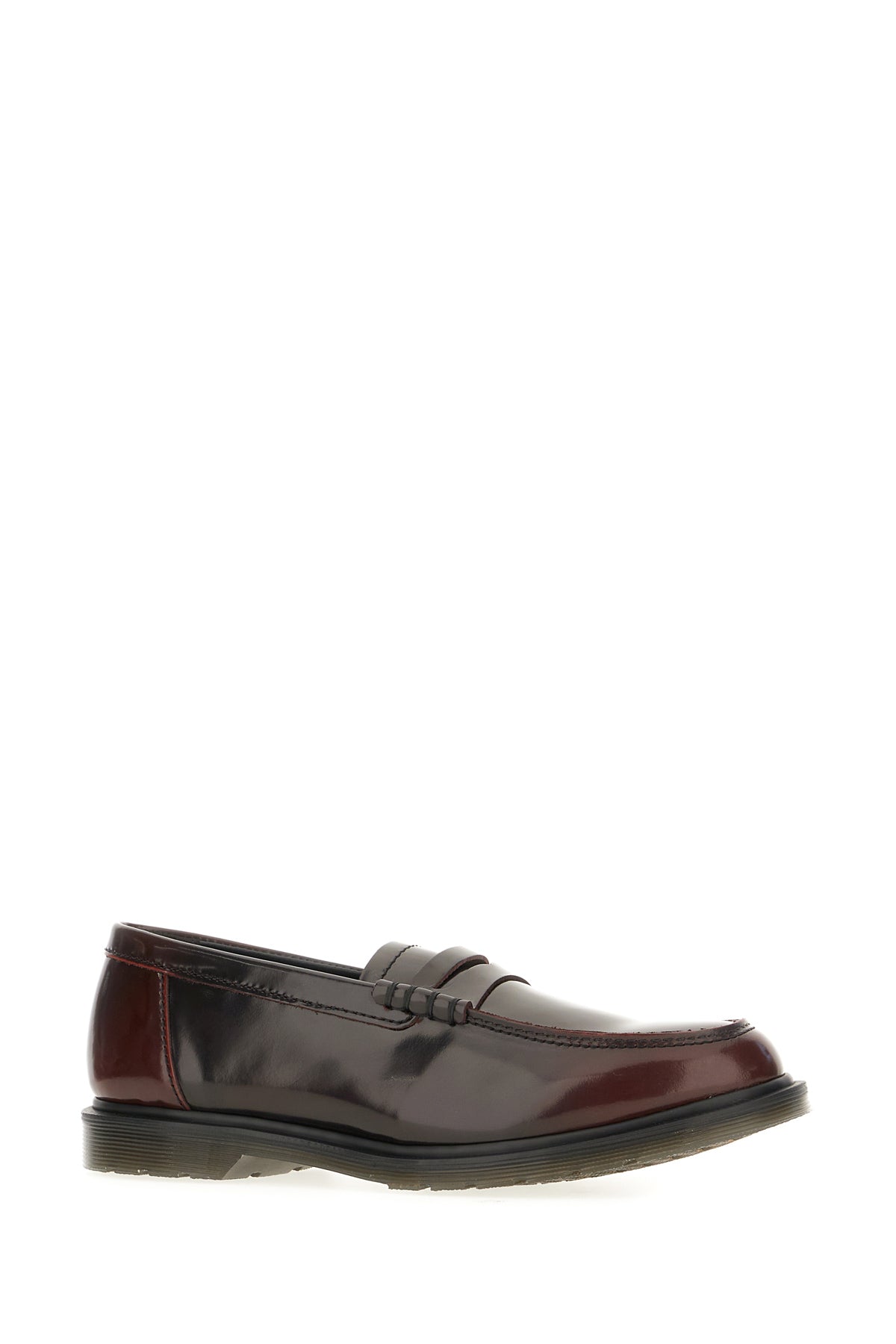 DR. MARTENS Mocassini Mayfare in pelle melanzana, view 2
