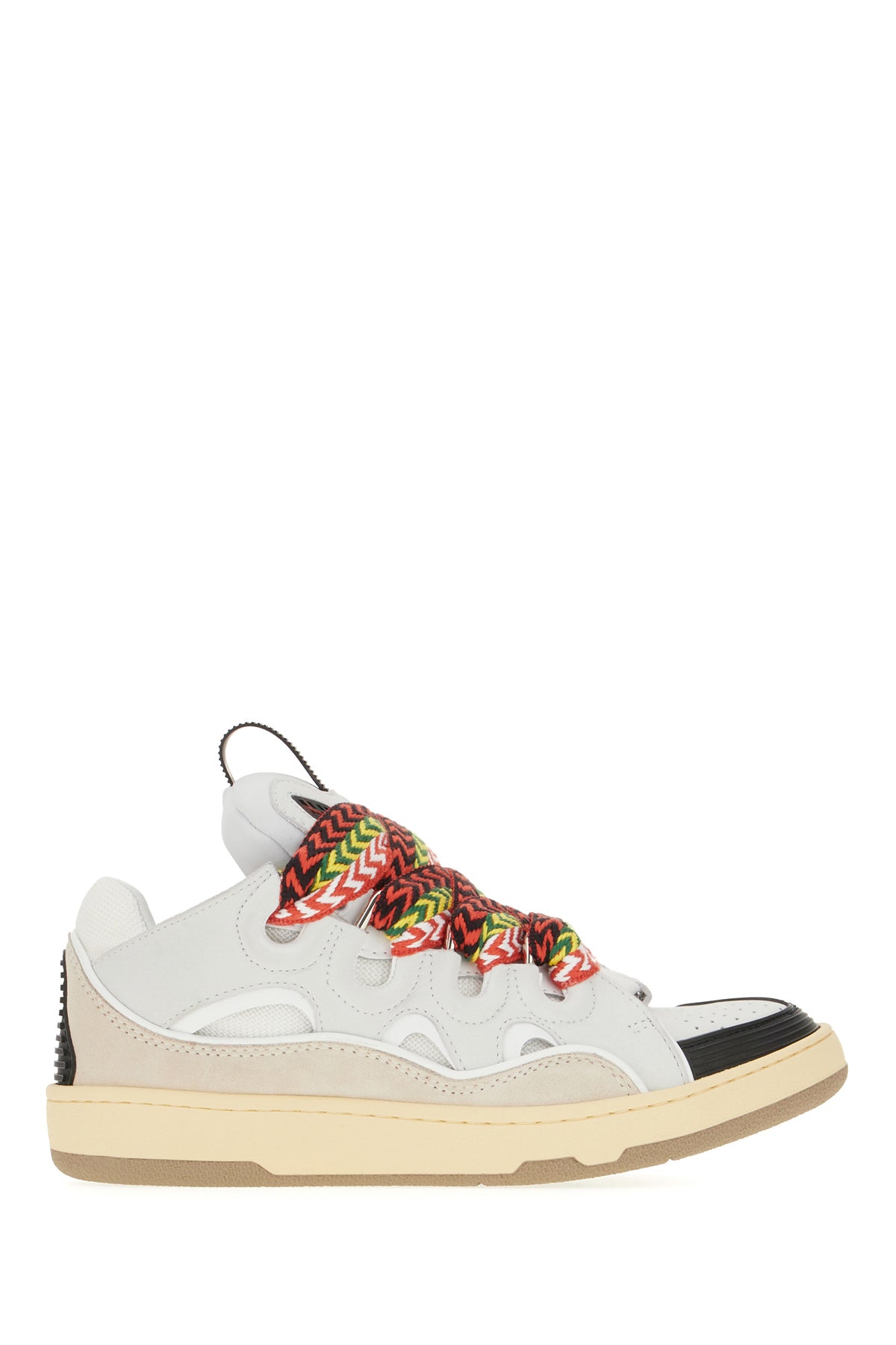 LANVIN Sneakers Curb multicolor in poliestere e pelle