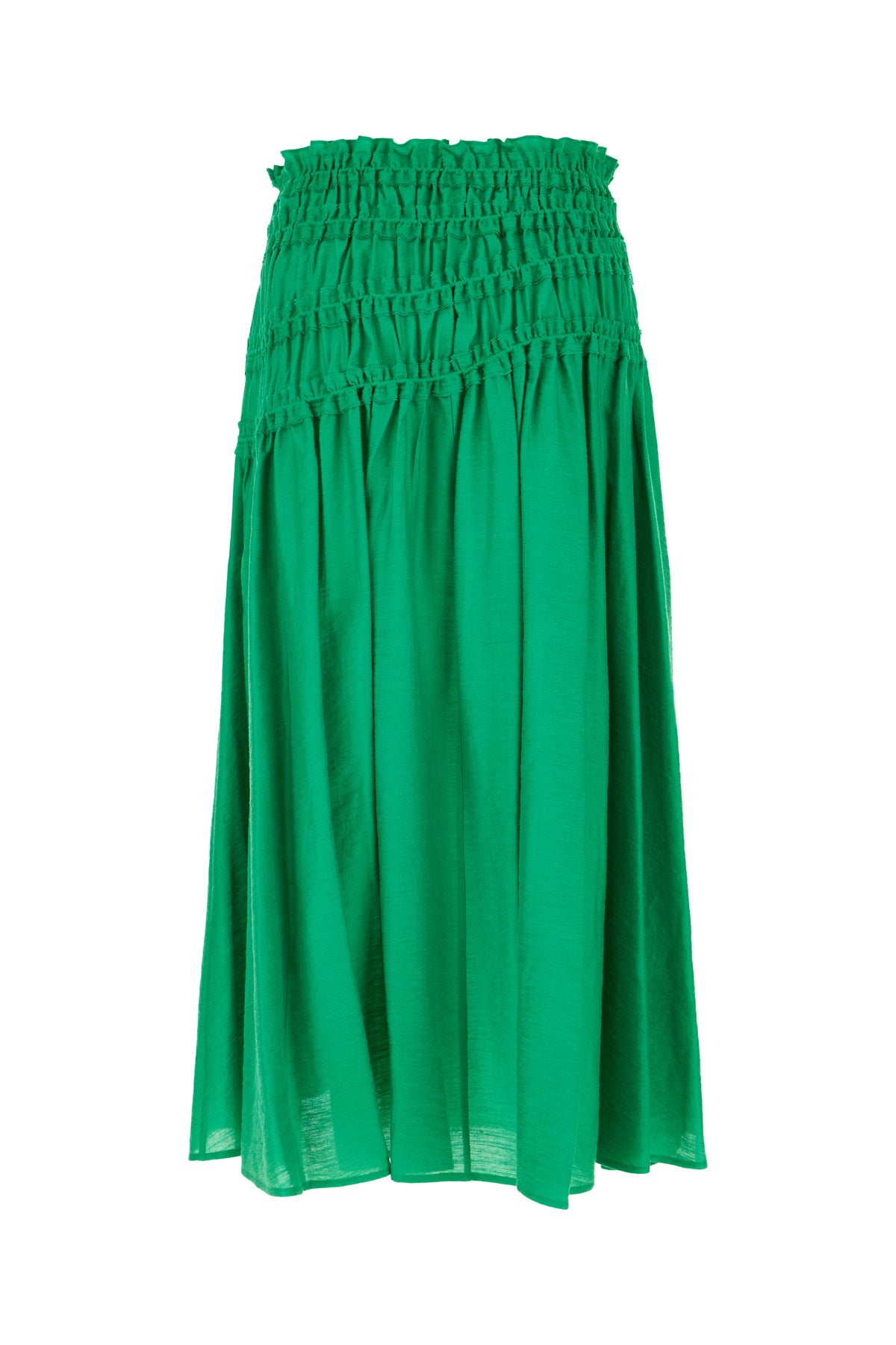 Tory Burch Gonna in misto lyocell verde prato