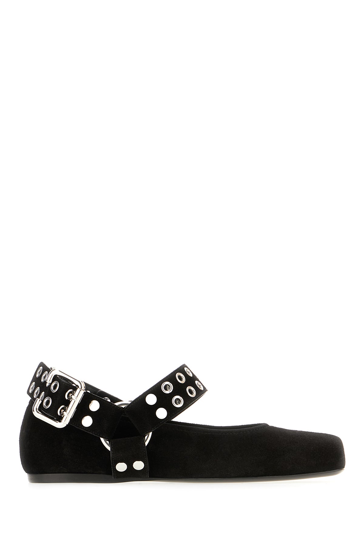 Alaïa Ballerine in pelle scamosciata nere