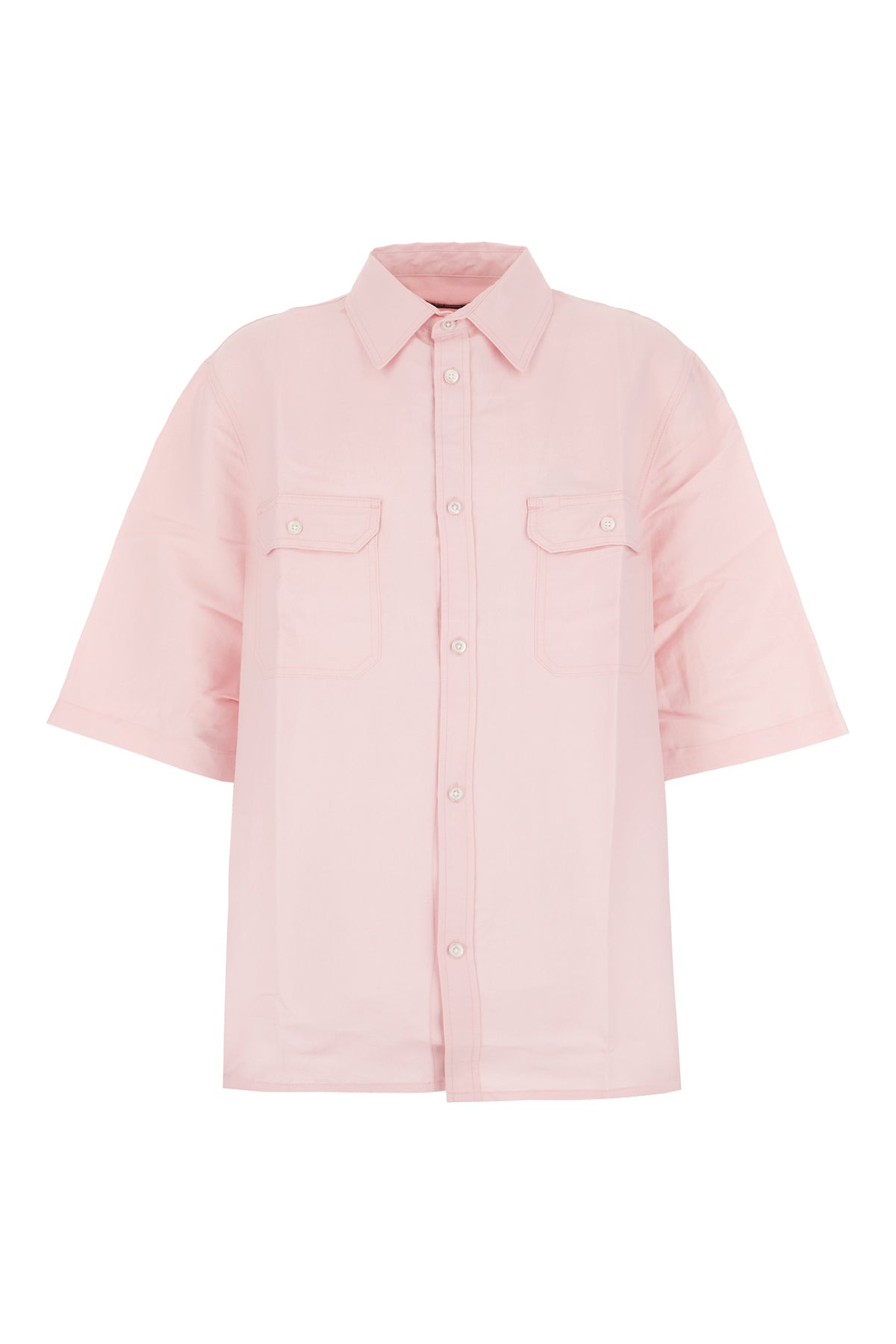 WILLY CHAVARRIA Camicia in poliestere rosa