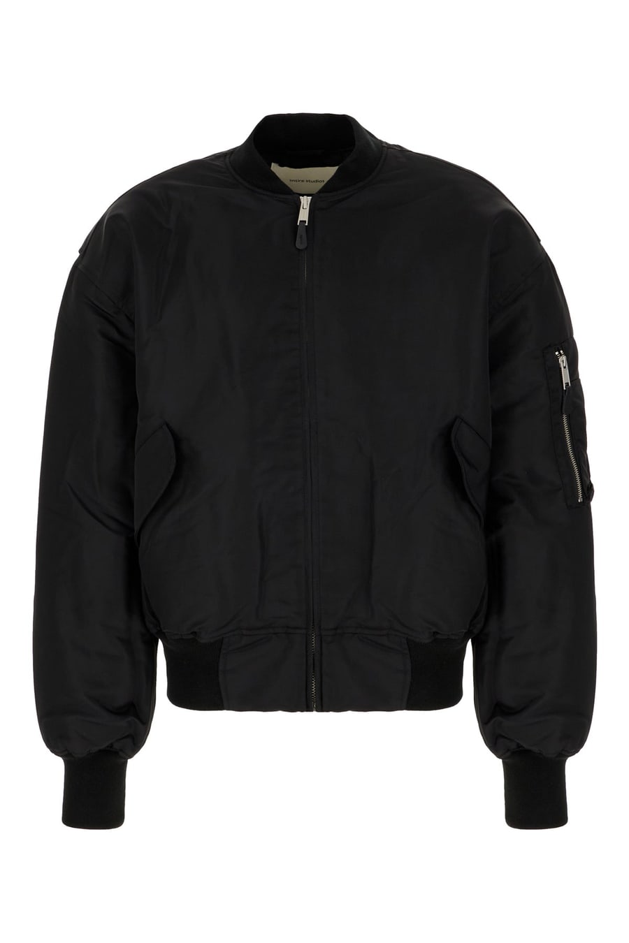 Entire Studios Bomber imbottito in nylon nero