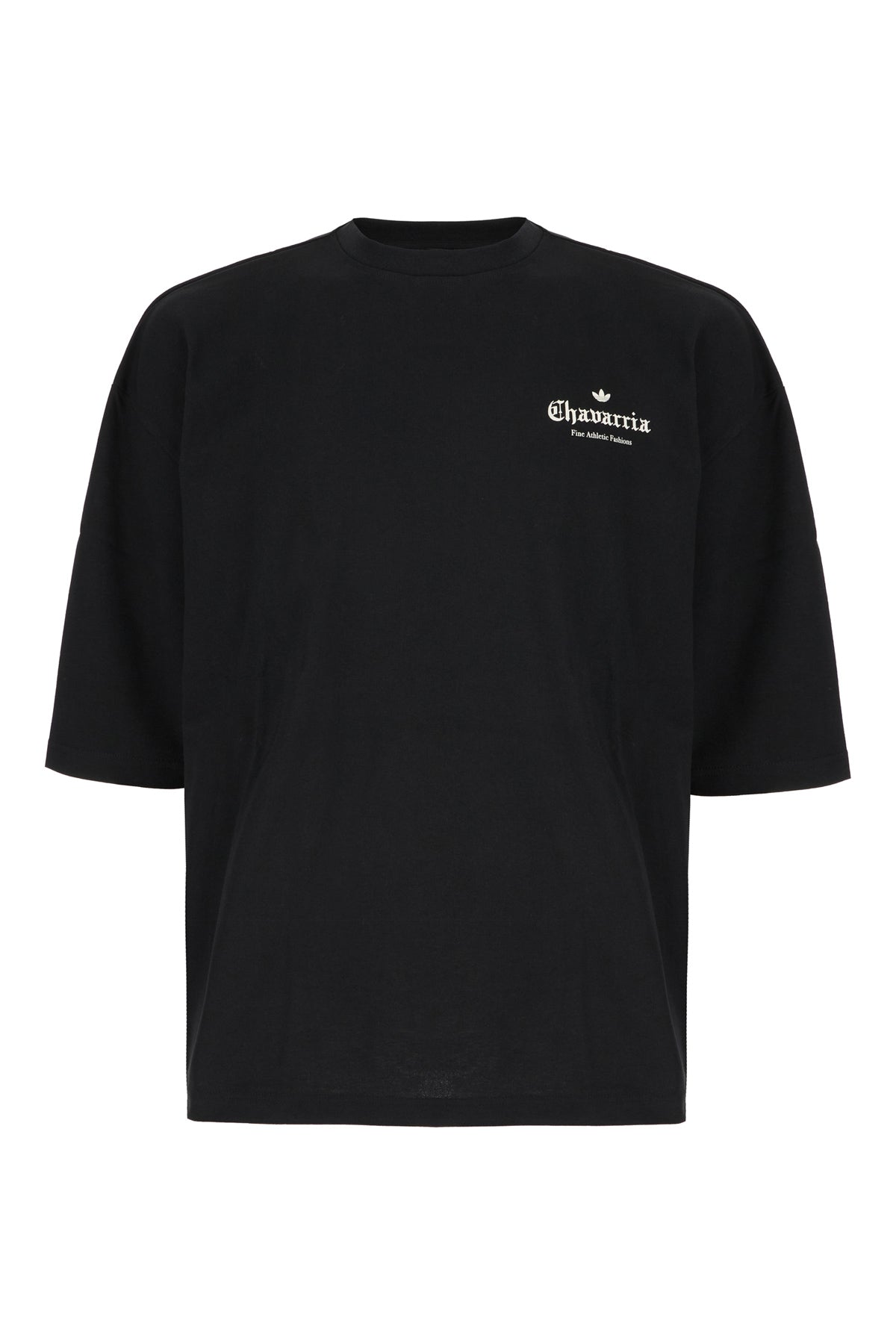 ADIDAS x WILLY CHAVARRIA T-shirt oversize in cotone nero