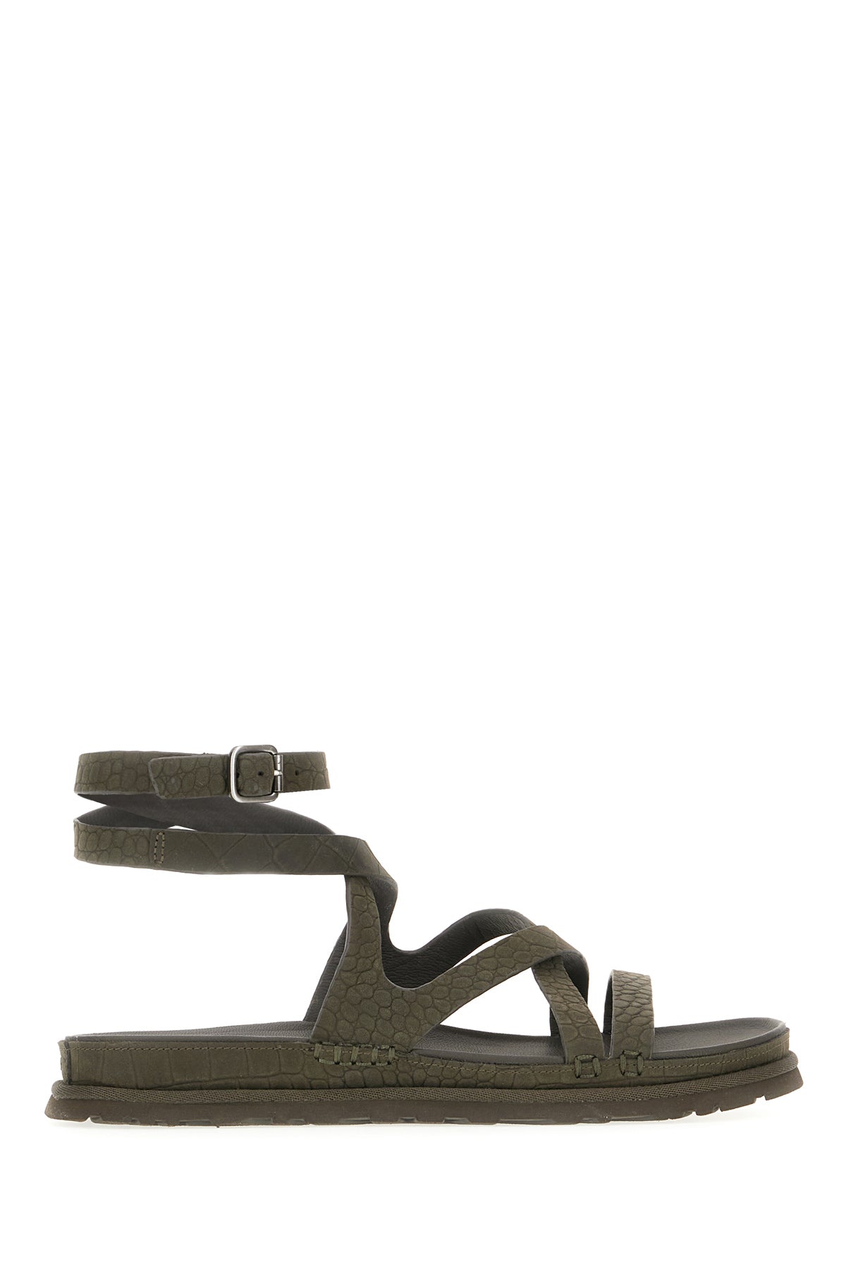 UGG Sandali Goldengaze in pelle verde bottiglia