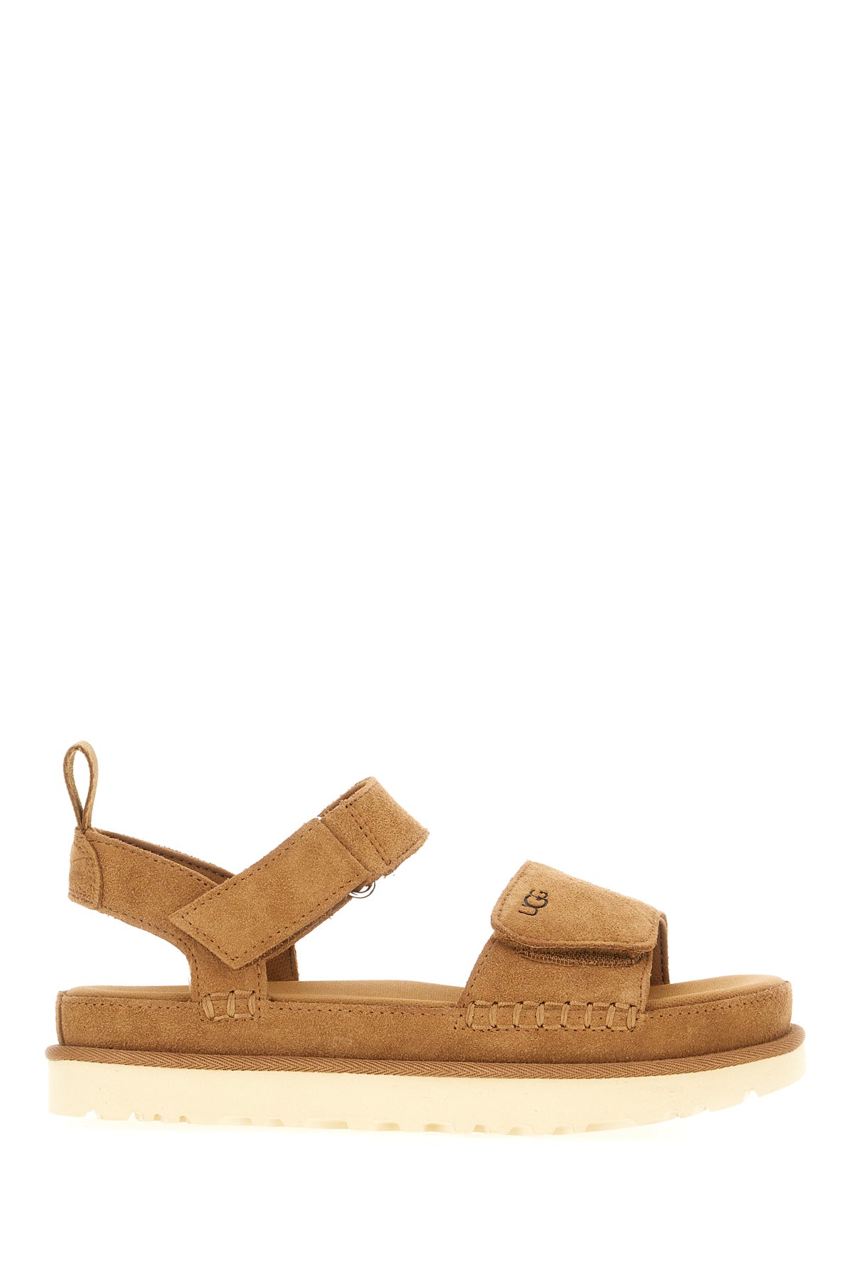 UGG Sandali Goldenstar in pelle scamosciata cammello