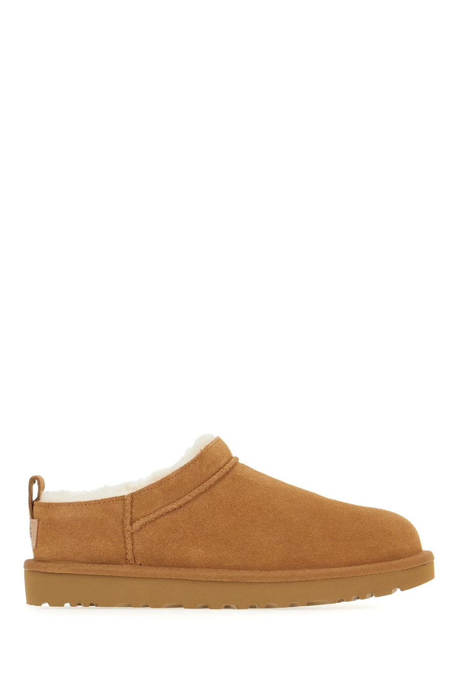 UGG Slippers Classic Micro in pelle scamosciata biscotto