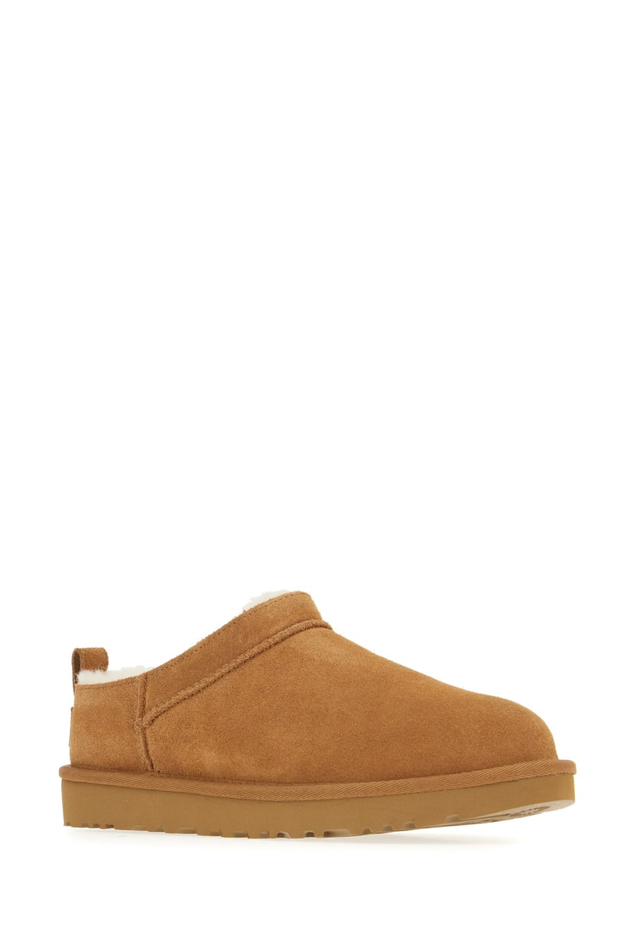 UGG Slippers Classic Micro in pelle scamosciata biscotto, view 2