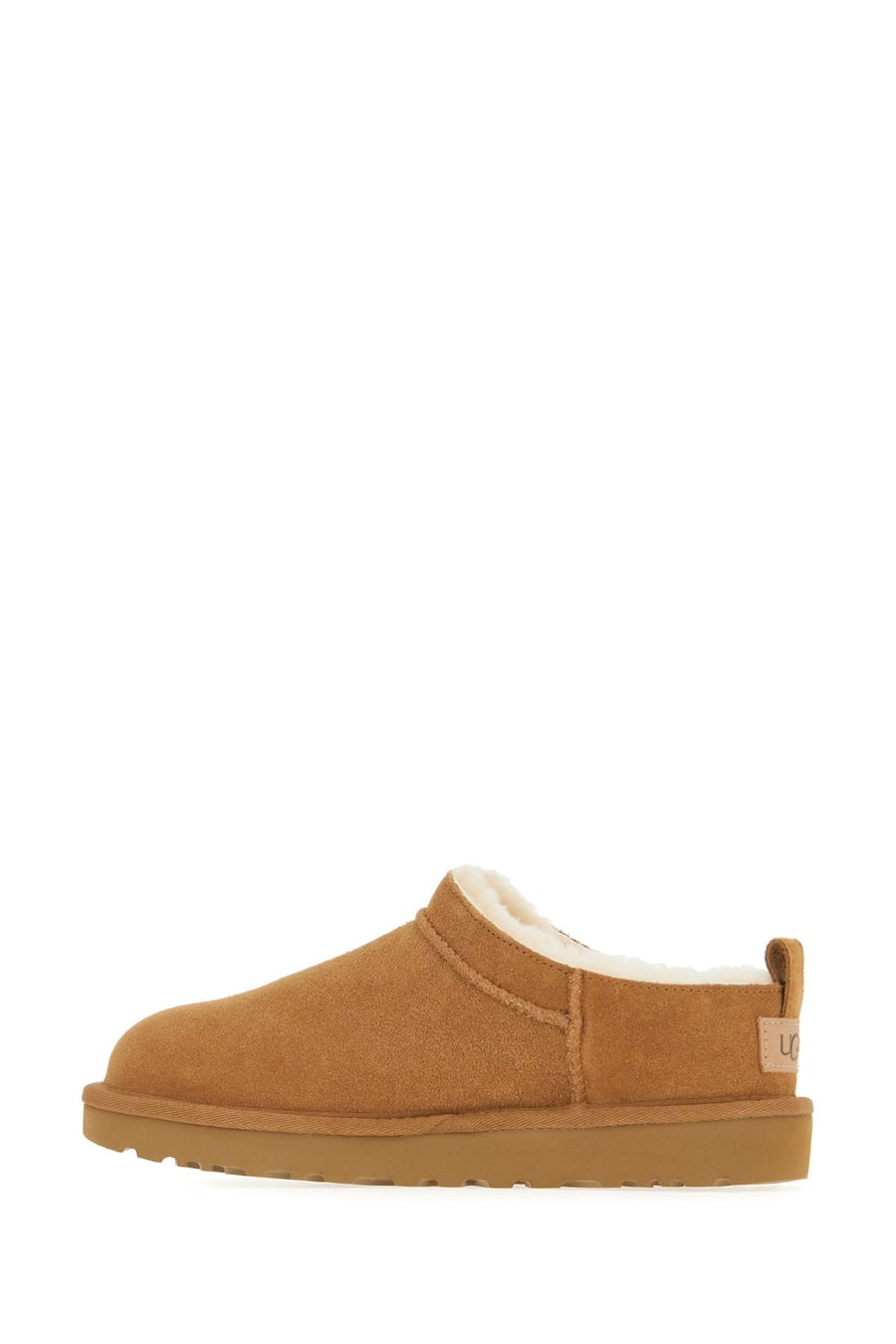 UGG Slippers Classic Micro in pelle scamosciata biscotto, view 3