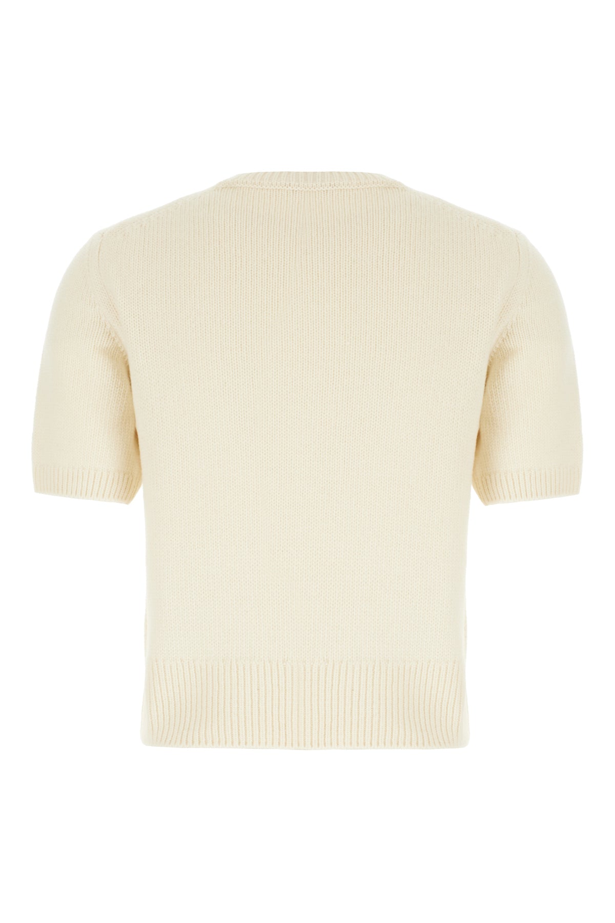 Burberry Maglione in misto lana avorio, view 2